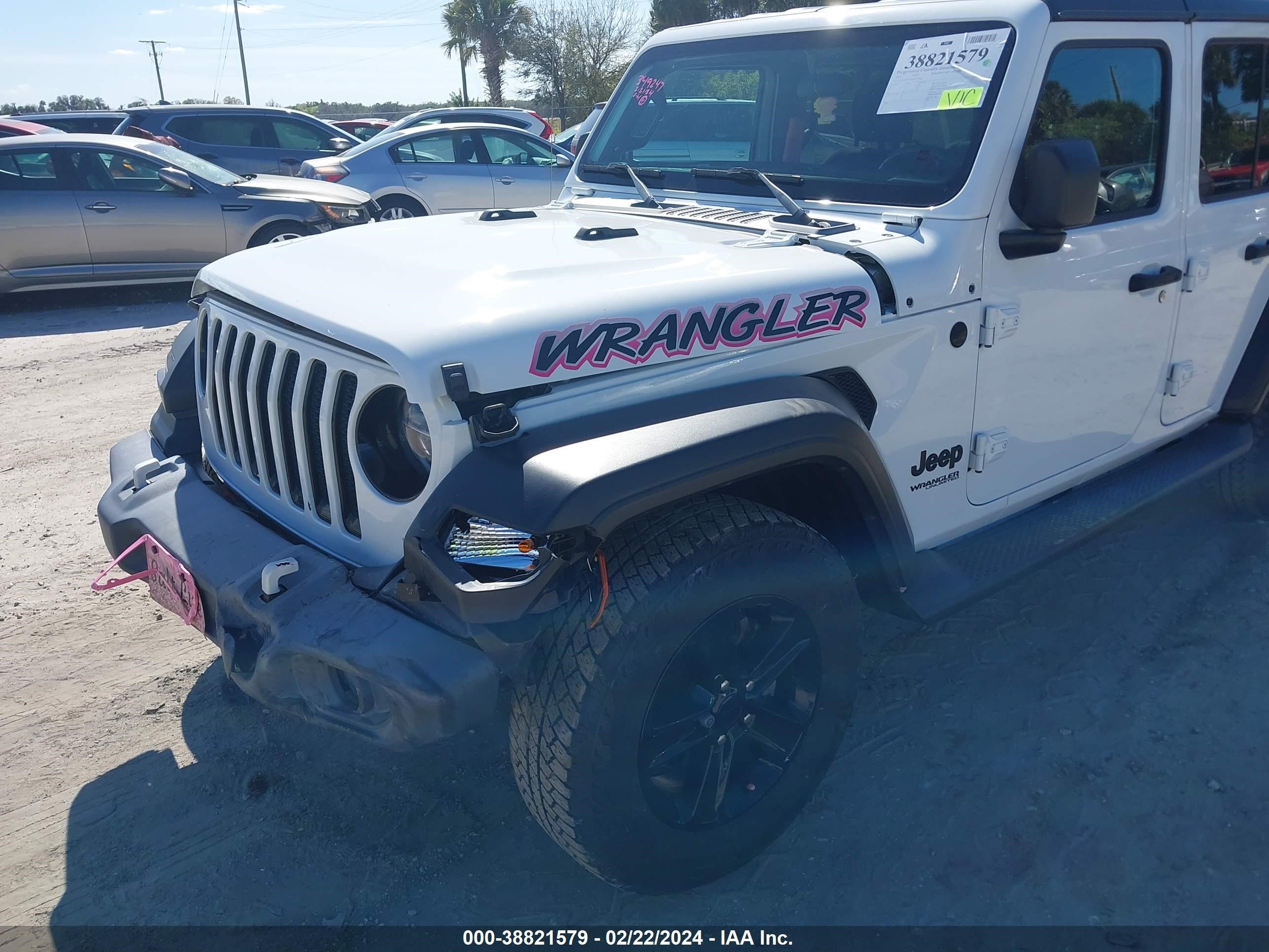 2021 Jeep Wrangler Unlimited Sport Altitude 4X4 vin: 1C4HJXDN5MW507476