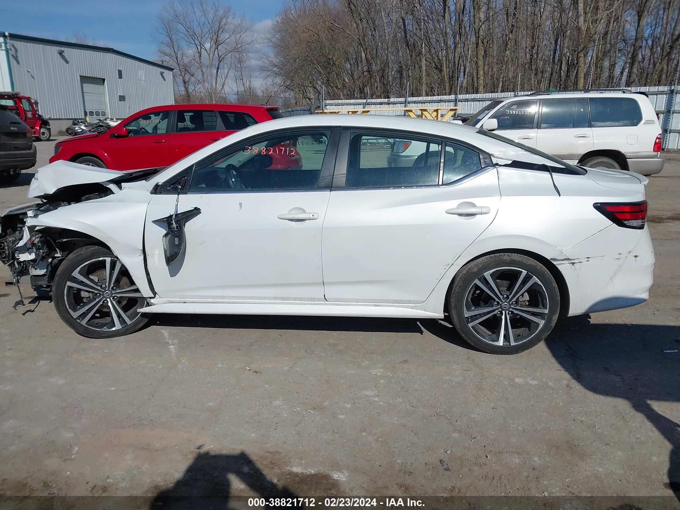 2021 Nissan Sentra Sr Xtronic Cvt vin: 3N1AB8DV6MY216484