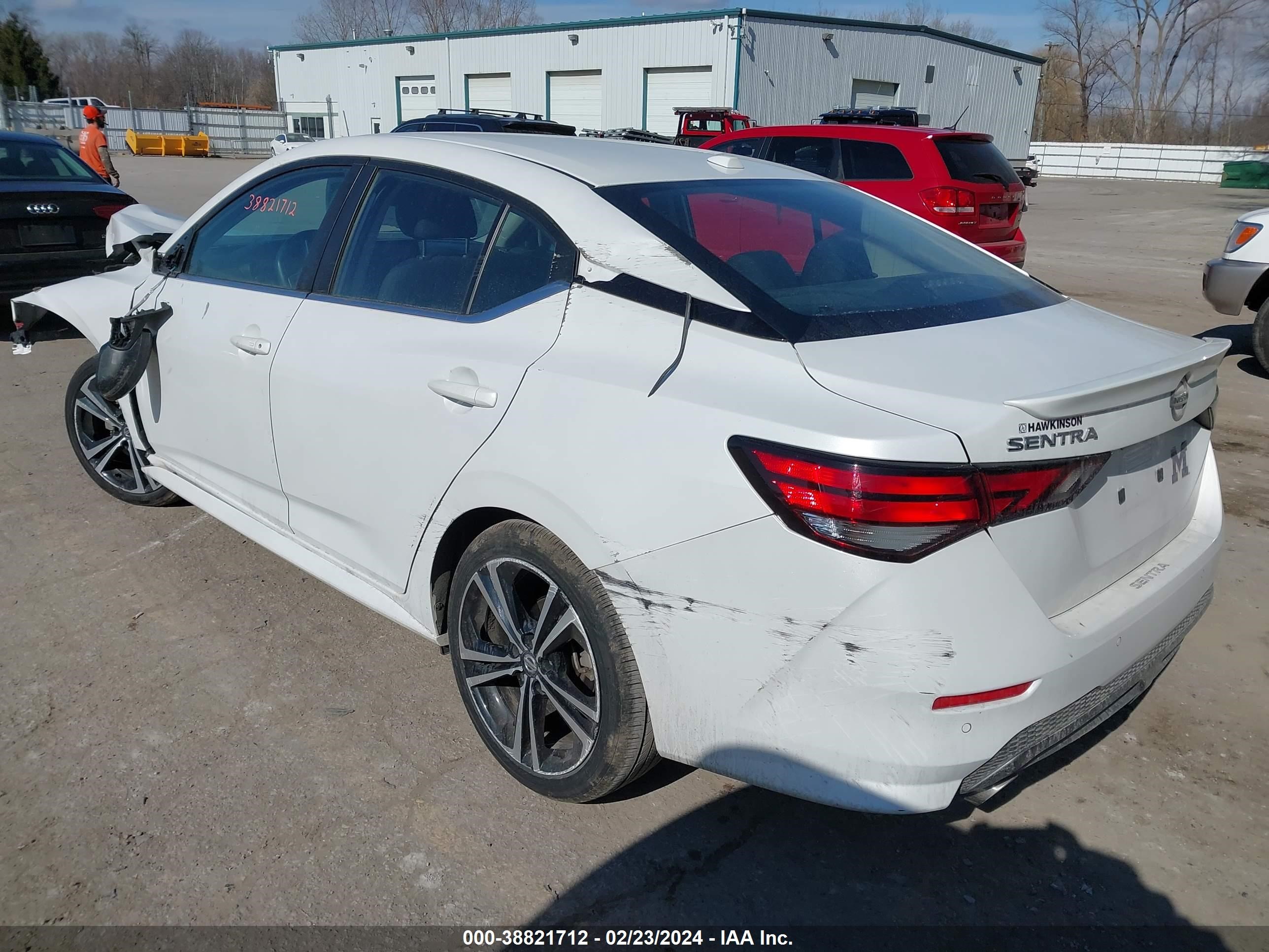 2021 Nissan Sentra Sr Xtronic Cvt vin: 3N1AB8DV6MY216484