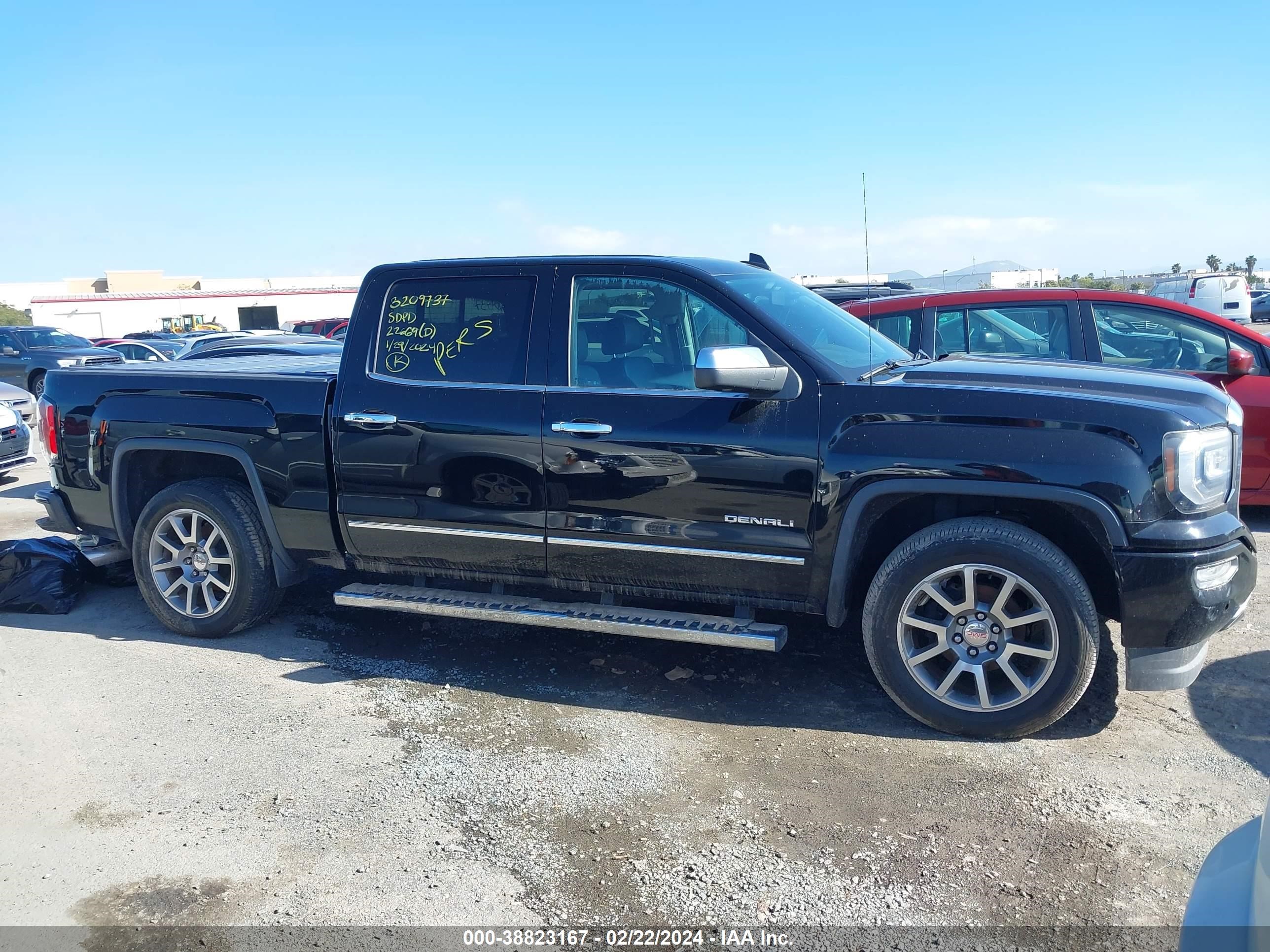 2016 GMC Sierra C1500 Denali vin: 3GTP1PEC3GG232752