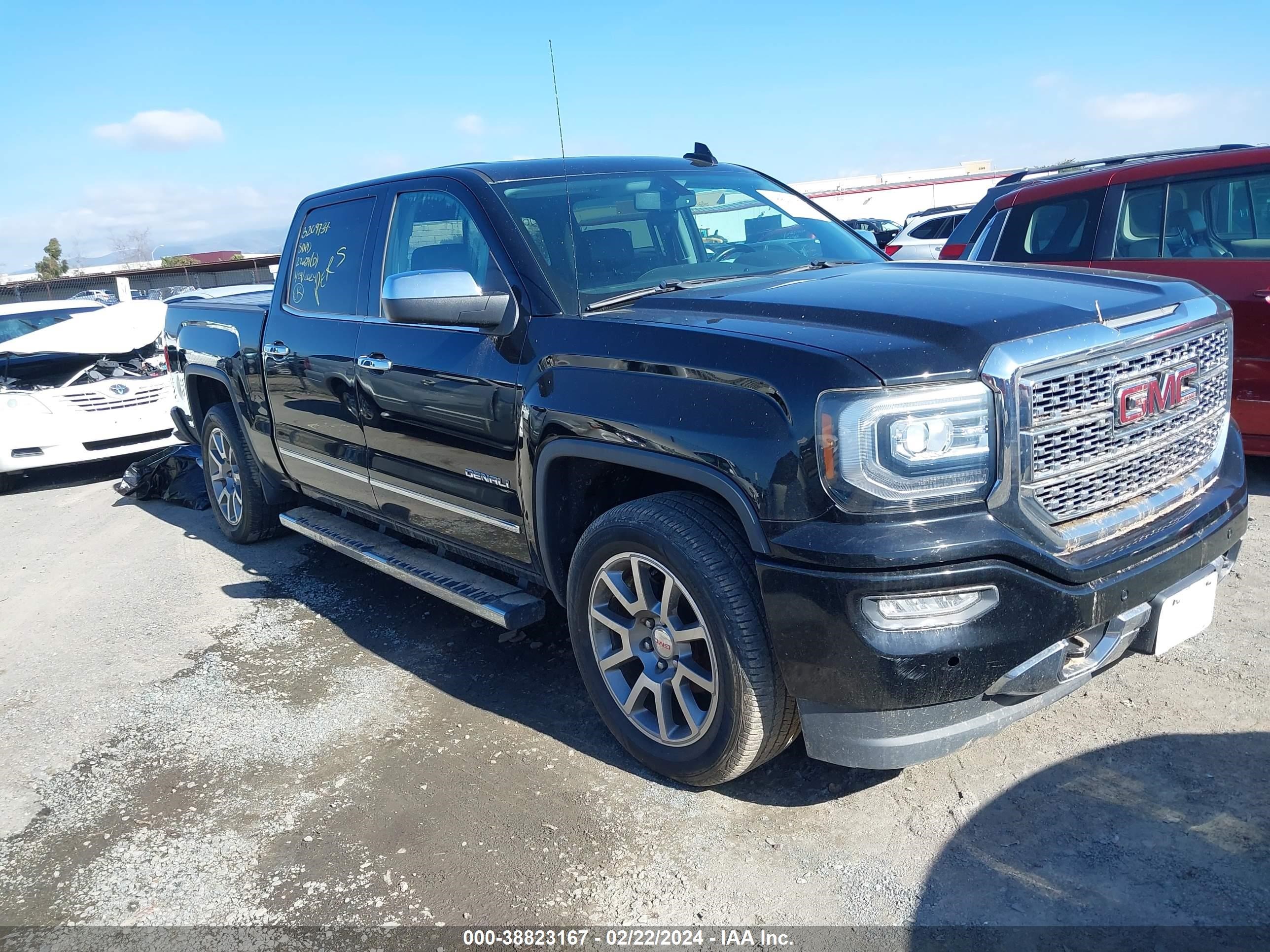 2016 GMC Sierra C1500 Denali vin: 3GTP1PEC3GG232752