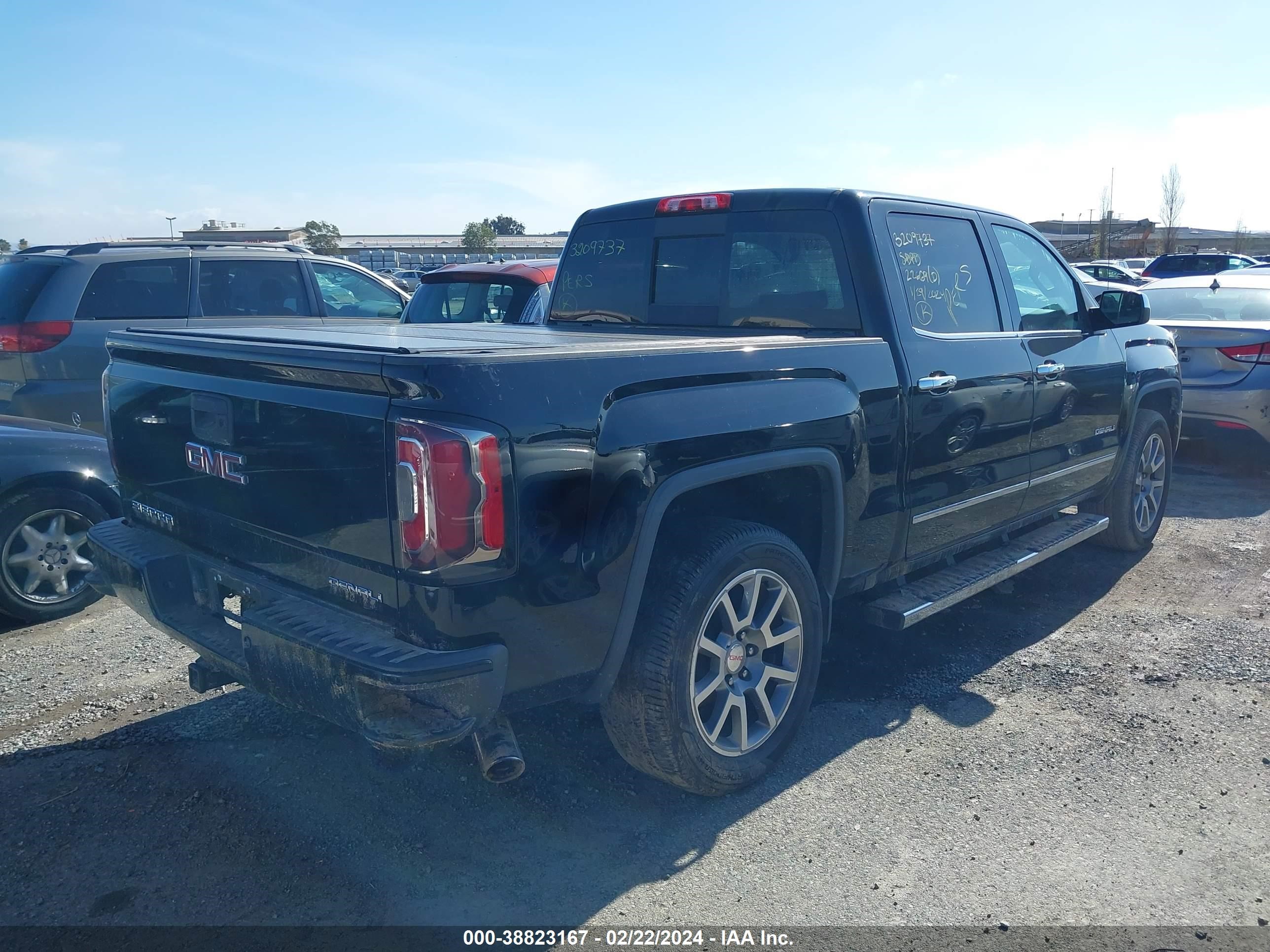 2016 GMC Sierra C1500 Denali vin: 3GTP1PEC3GG232752