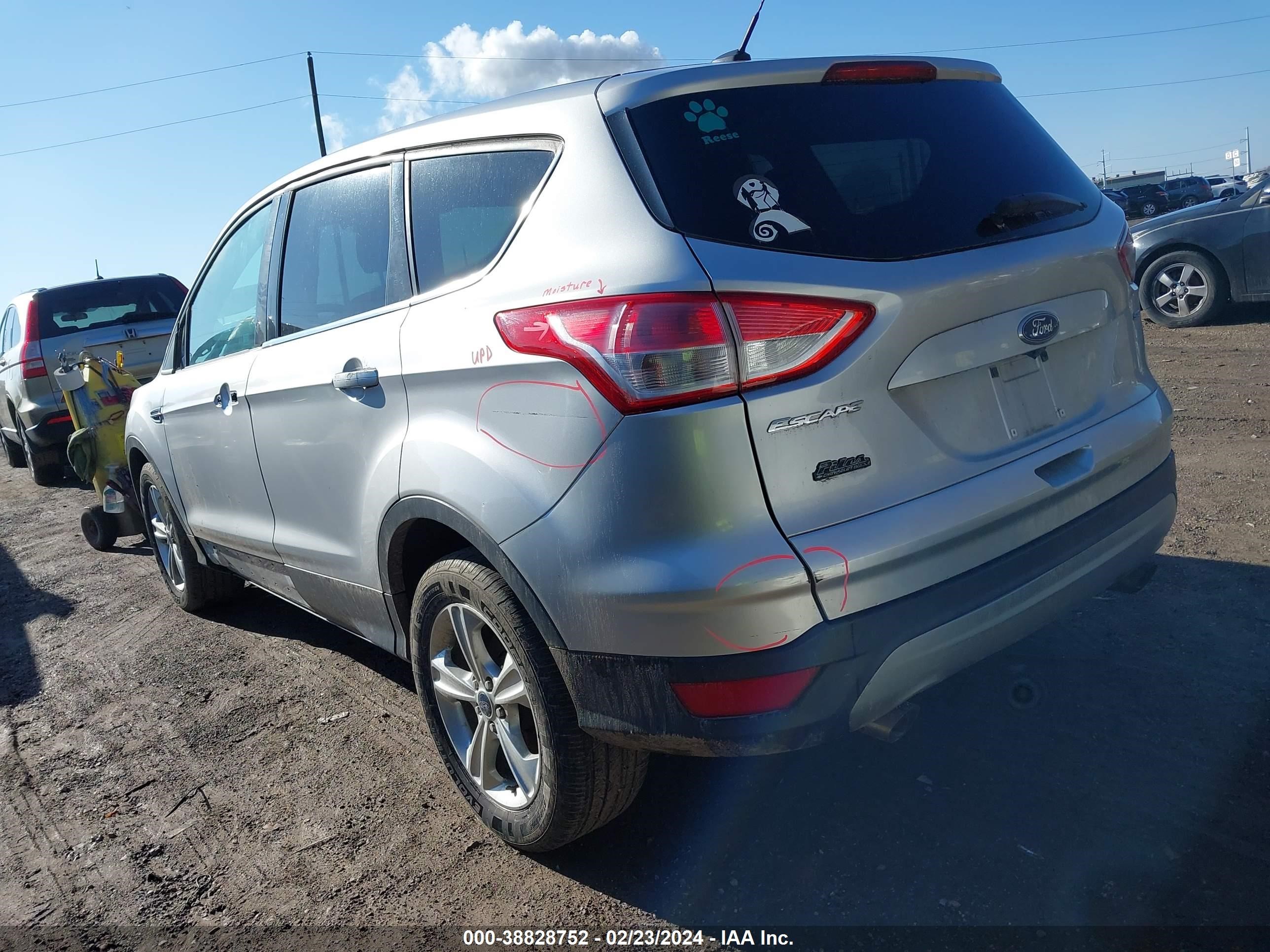 2015 Ford Escape Se vin: 1FMCU0G75FUC74716