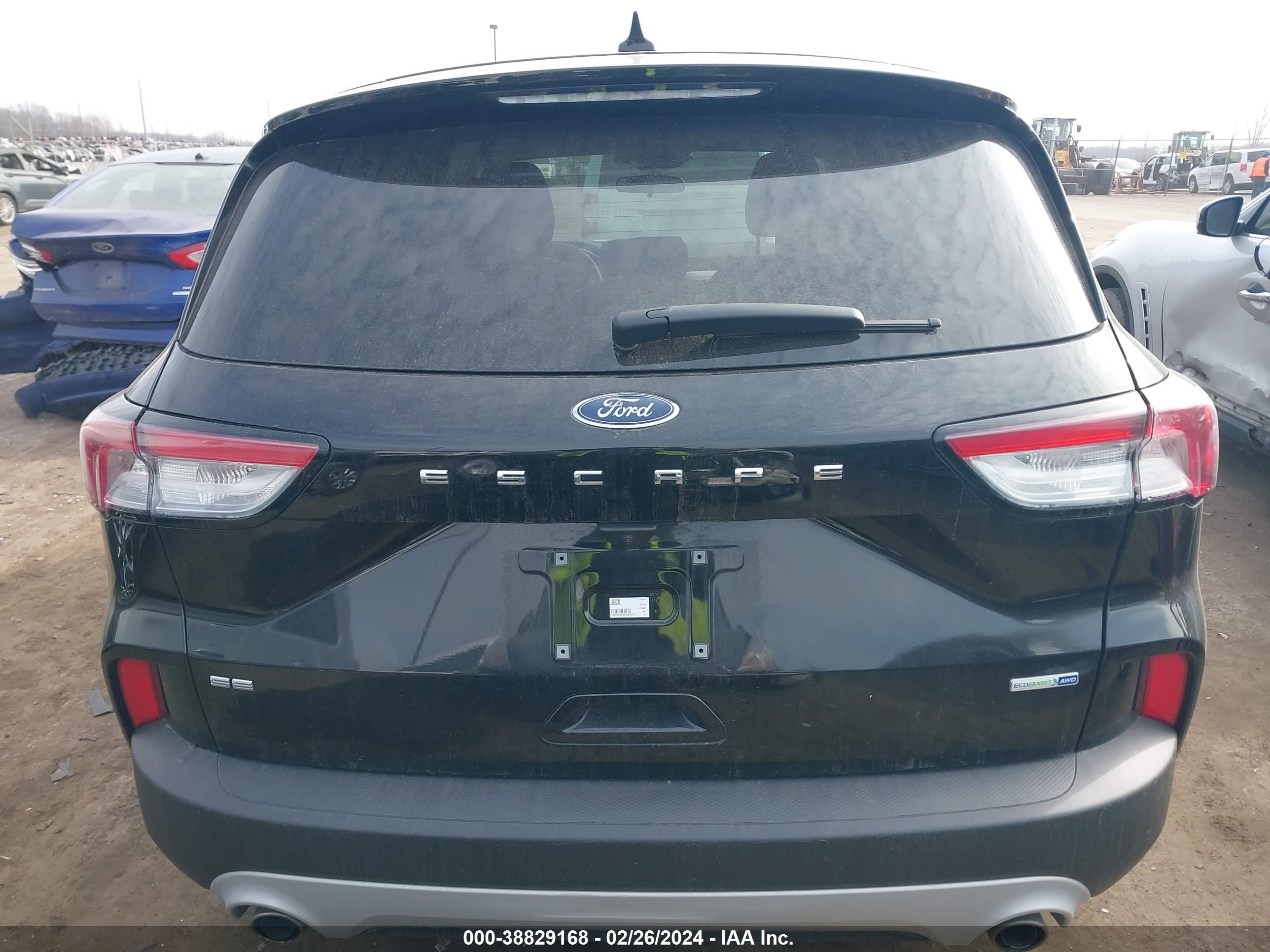 2020 Ford Escape Se vin: 1FMCU9G64LUA52711