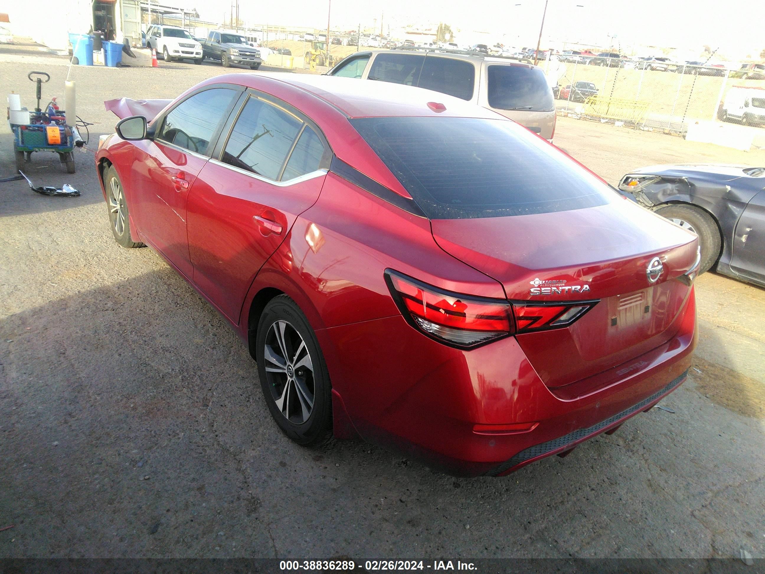 2021 Nissan Sentra Sv Xtronic Cvt vin: 3N1AB8CV9MY220045