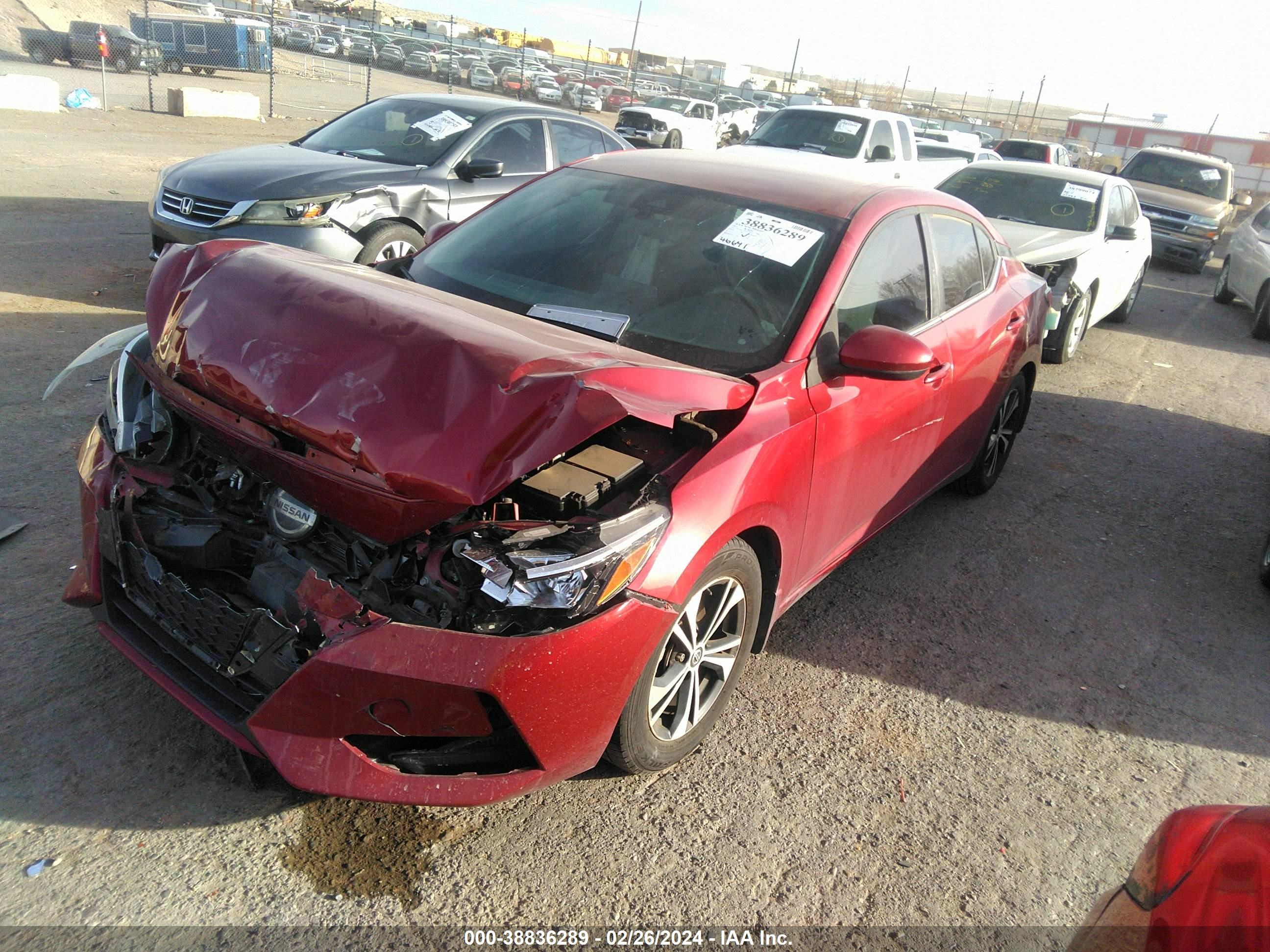 2021 Nissan Sentra Sv Xtronic Cvt vin: 3N1AB8CV9MY220045