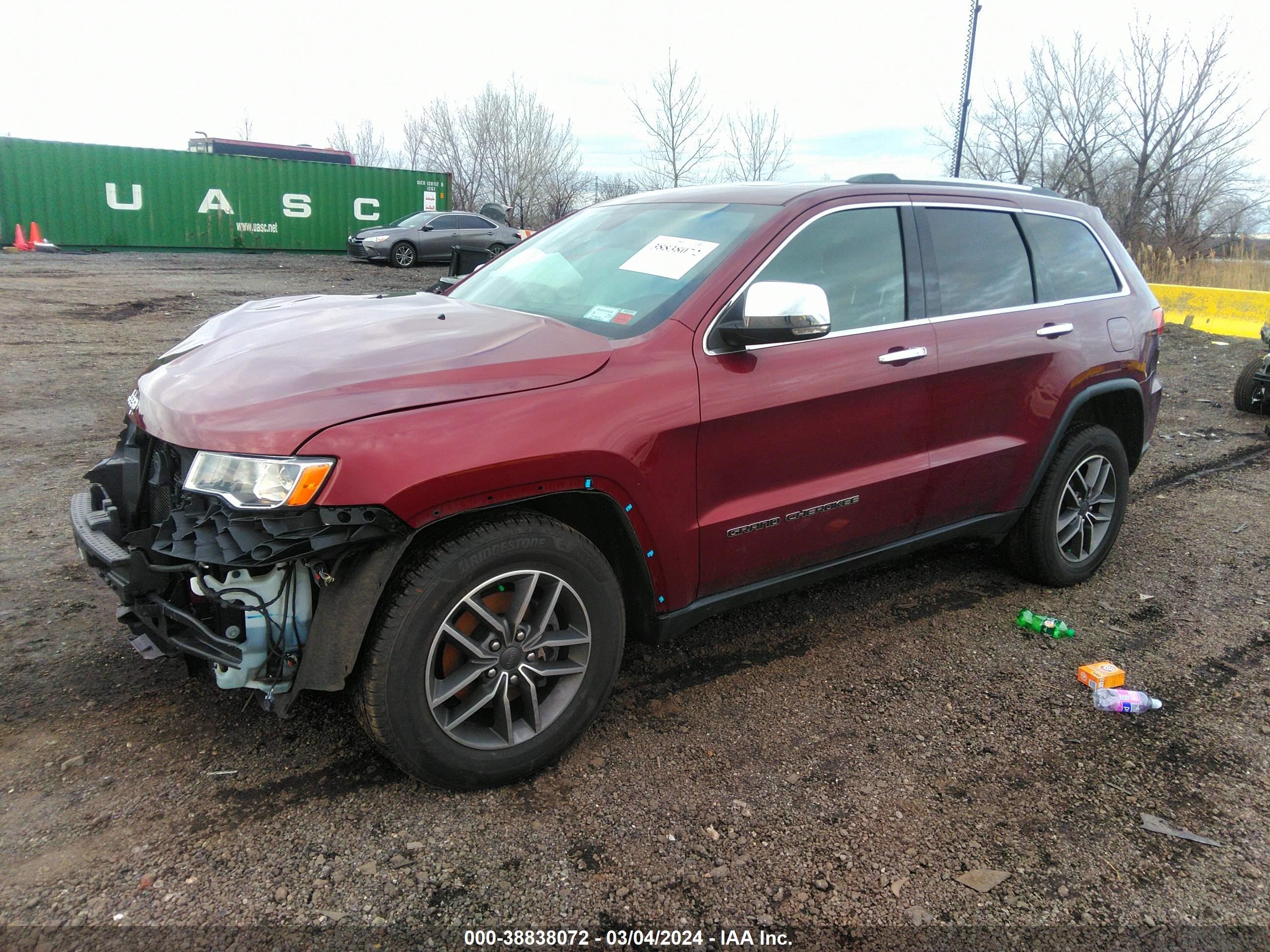 2019 Jeep Grand Cherokee Limited 4X4 vin: 1C4RJFBG1KC761591