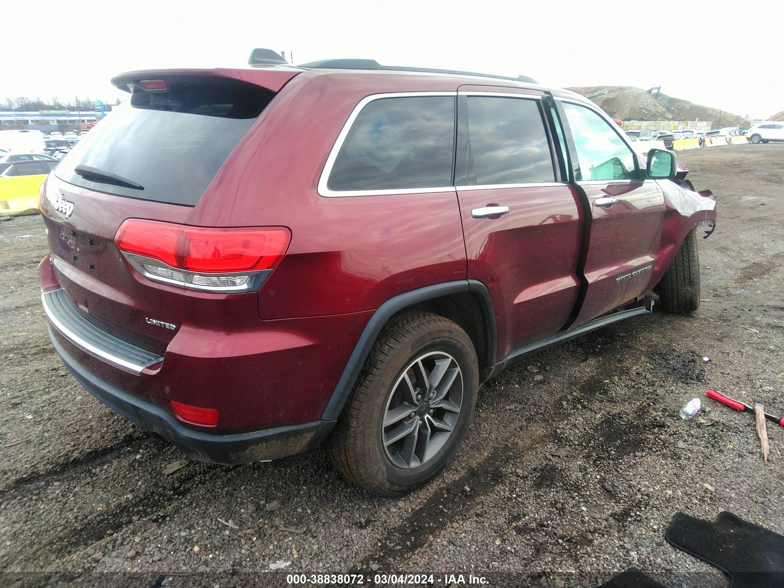 2019 Jeep Grand Cherokee Limited 4X4 vin: 1C4RJFBG1KC761591