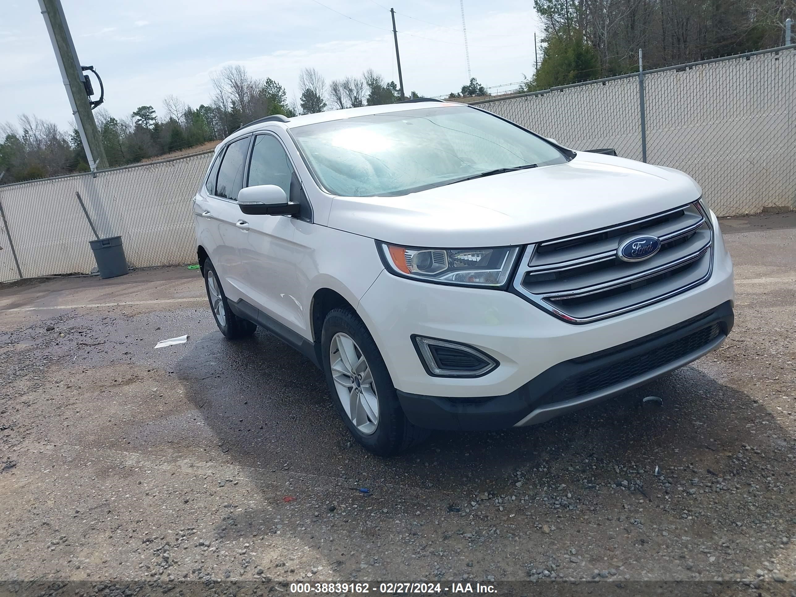 2018 Ford Edge Sel vin: 2FMPK3J95JBC45993