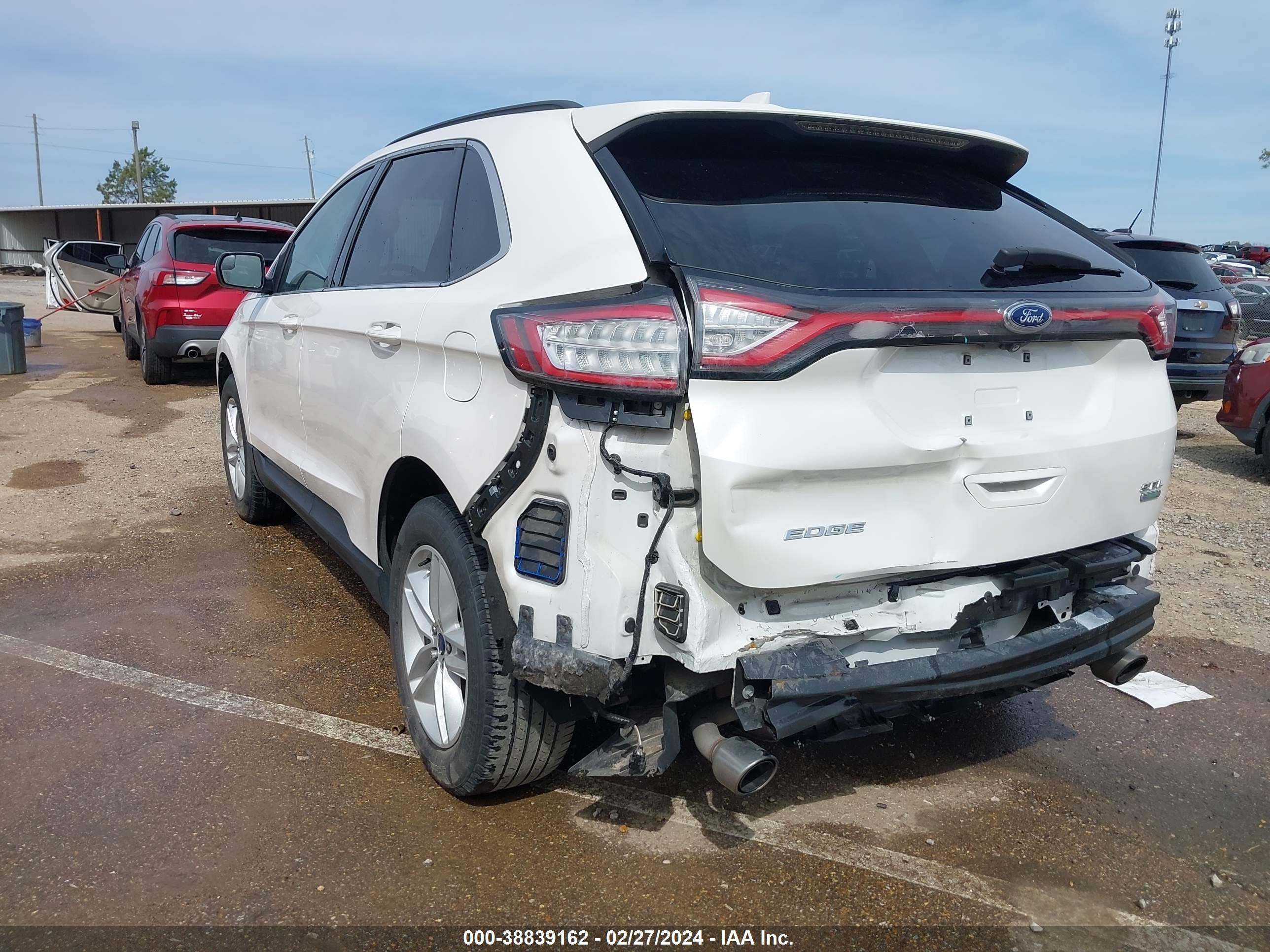 2018 Ford Edge Sel vin: 2FMPK3J95JBC45993