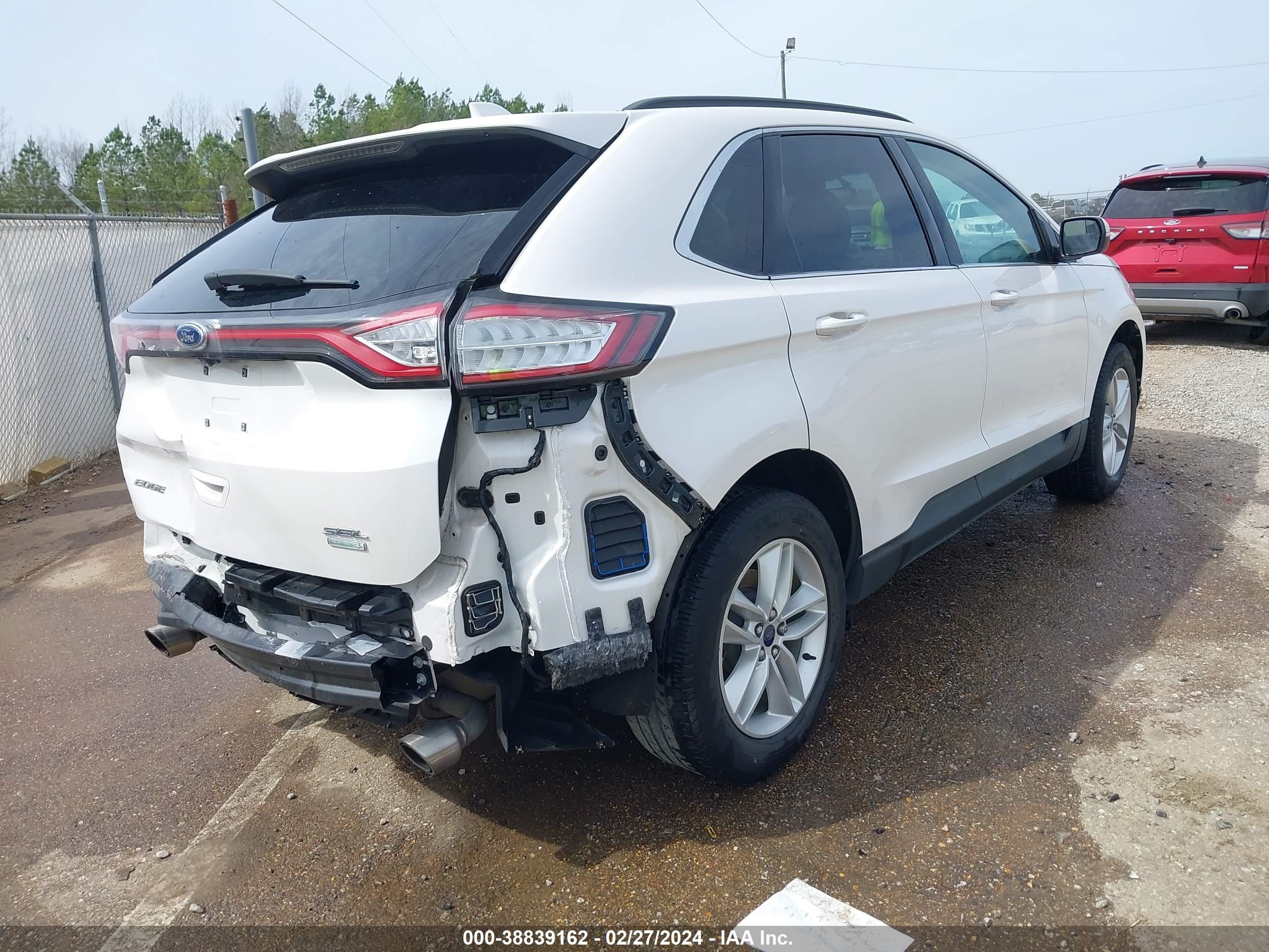 2018 Ford Edge Sel vin: 2FMPK3J95JBC45993