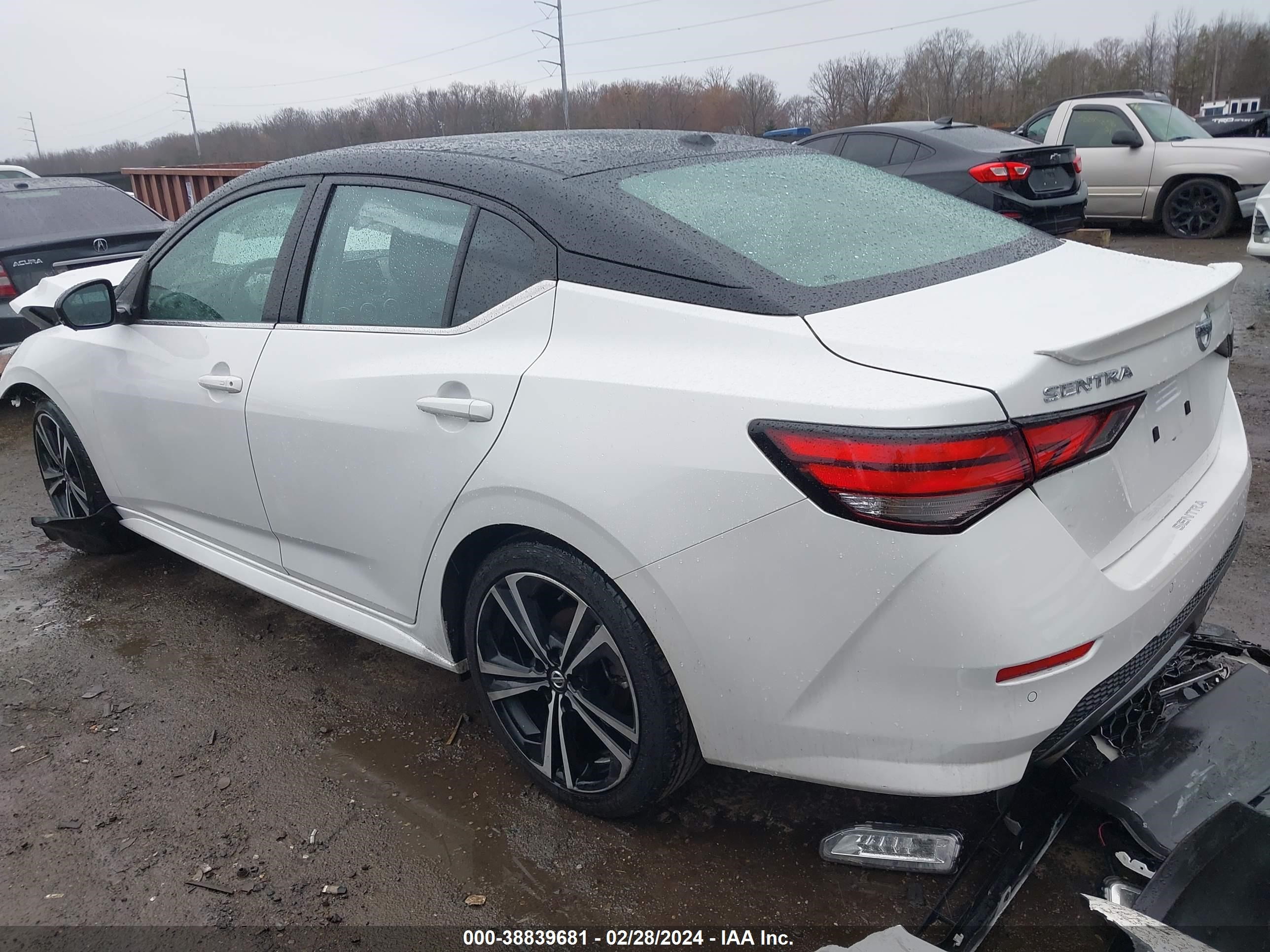 2021 Nissan Sentra Sr Xtronic Cvt vin: 3N1AB8DV1MY300079