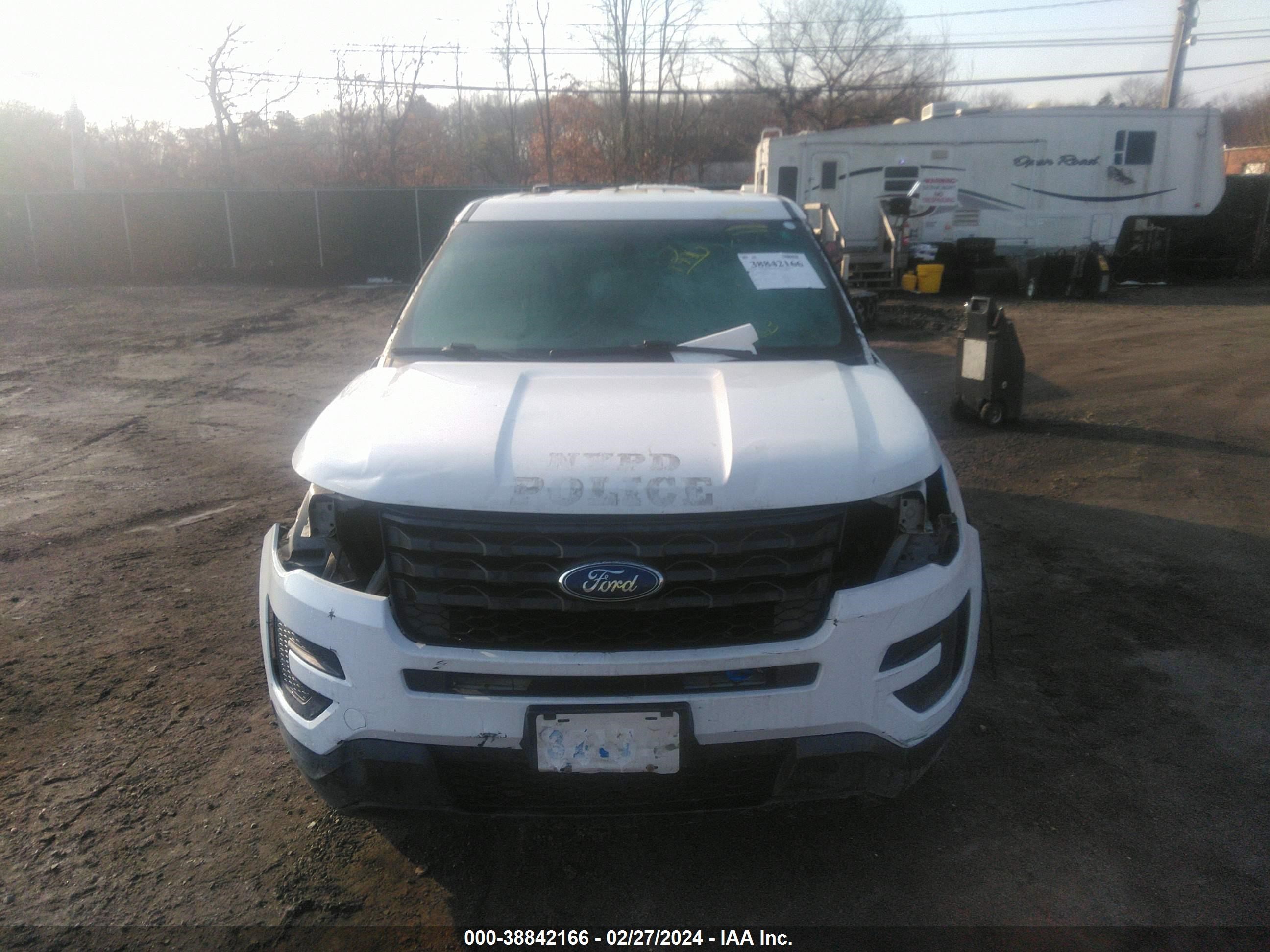 2017 Ford Explorer Police Interceptor vin: 1FM5K8AR4HGB00693