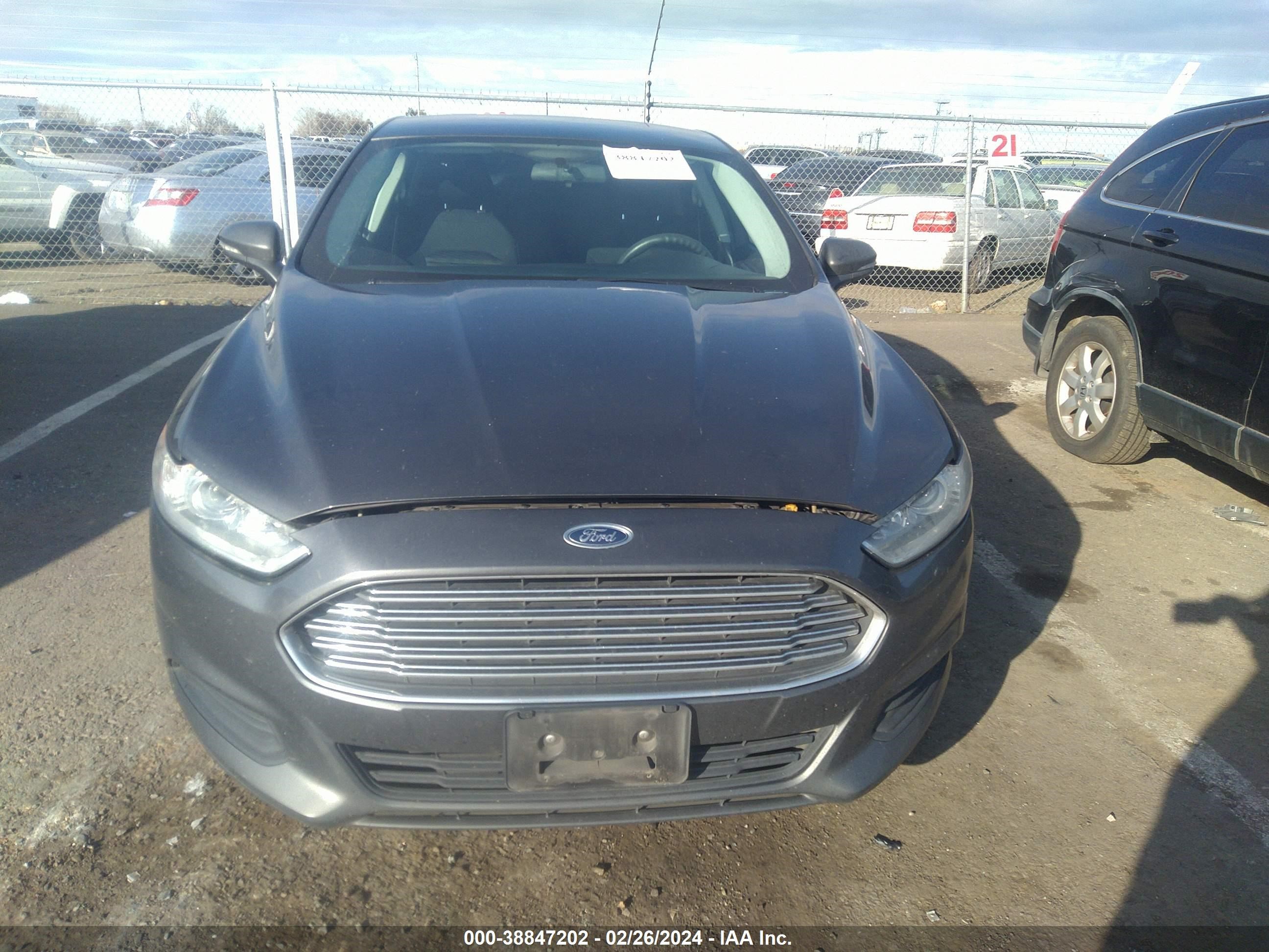 2016 Ford Fusion Se vin: 3FA6P0H72GR357543