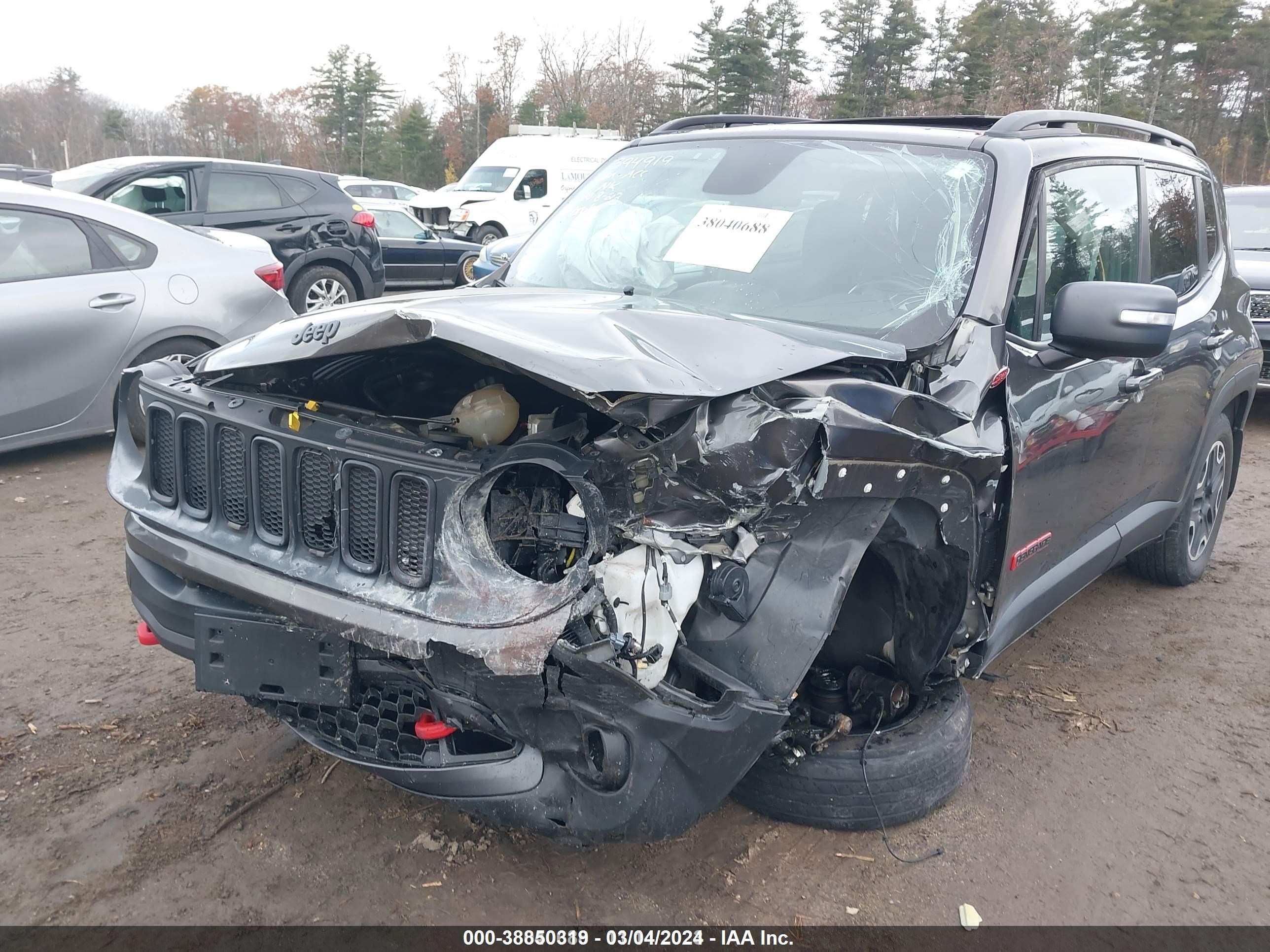 2016 Jeep Renegade Trailhawk vin: ZACCJBCT7GPD44571