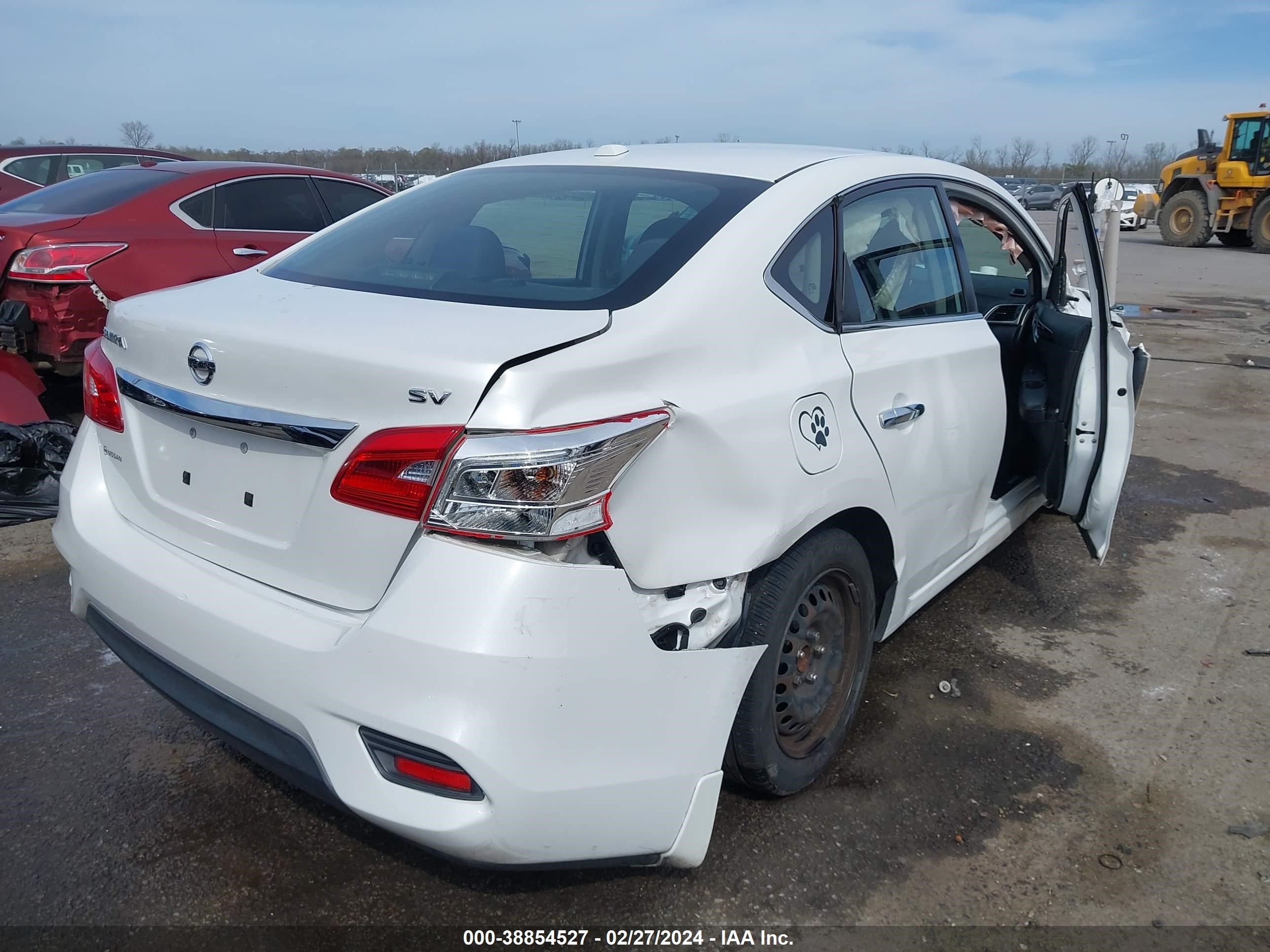 2017 Nissan Sentra Sv vin: 3N1AB7AP8HY264607