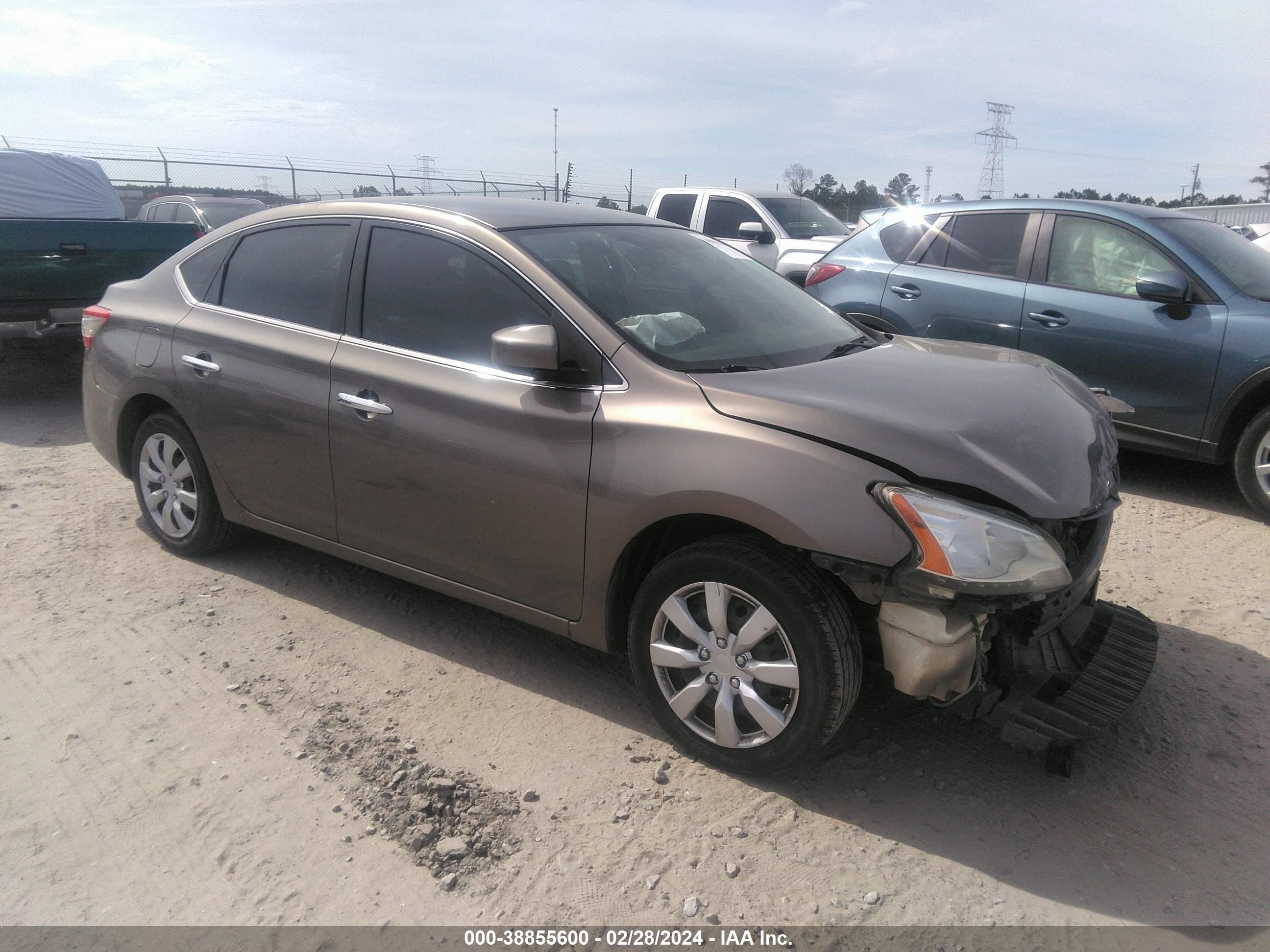 2015 Nissan Sentra Sv vin: 3N1AB7AP5FY236163