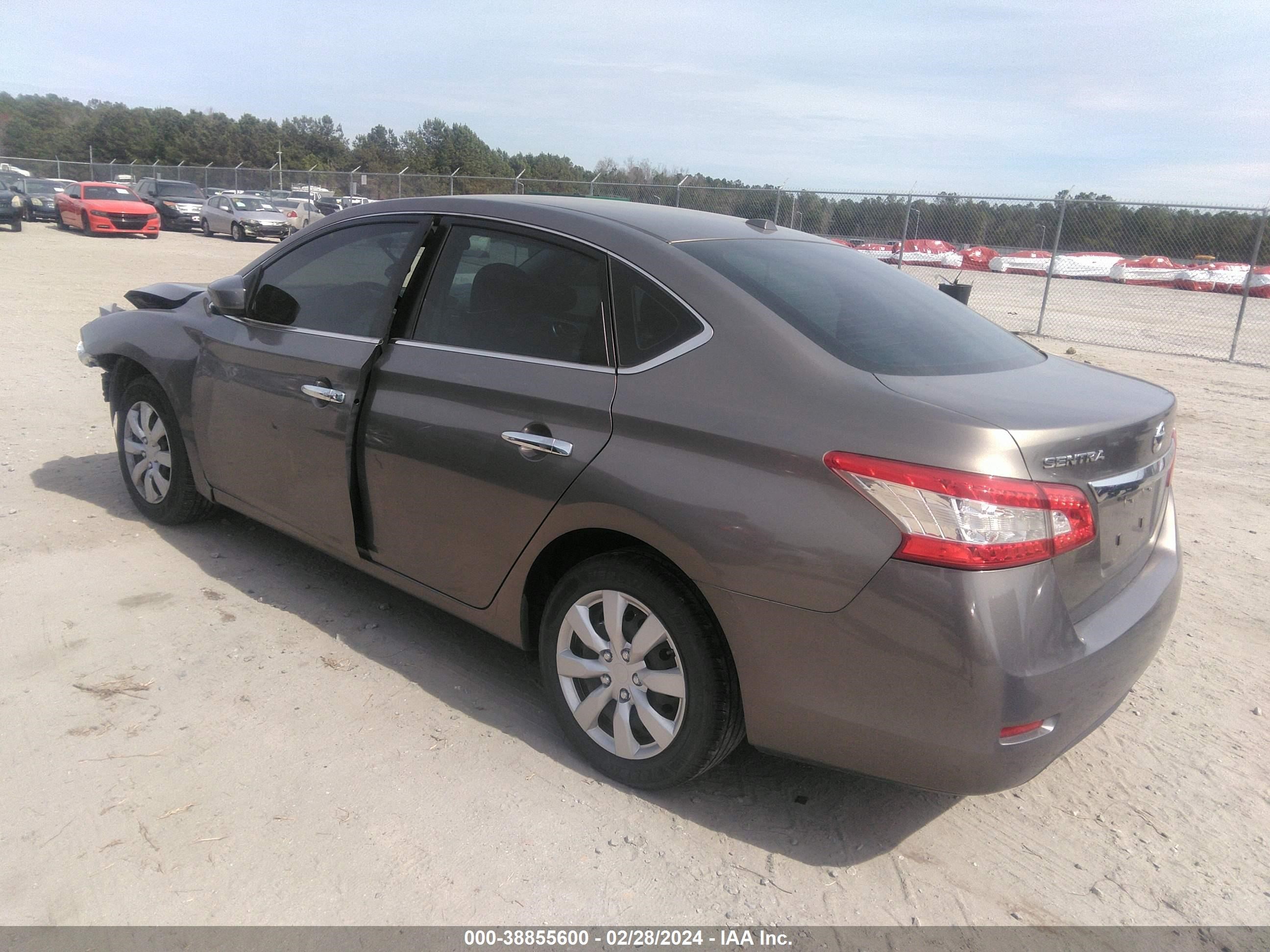 2015 Nissan Sentra Sv vin: 3N1AB7AP5FY236163