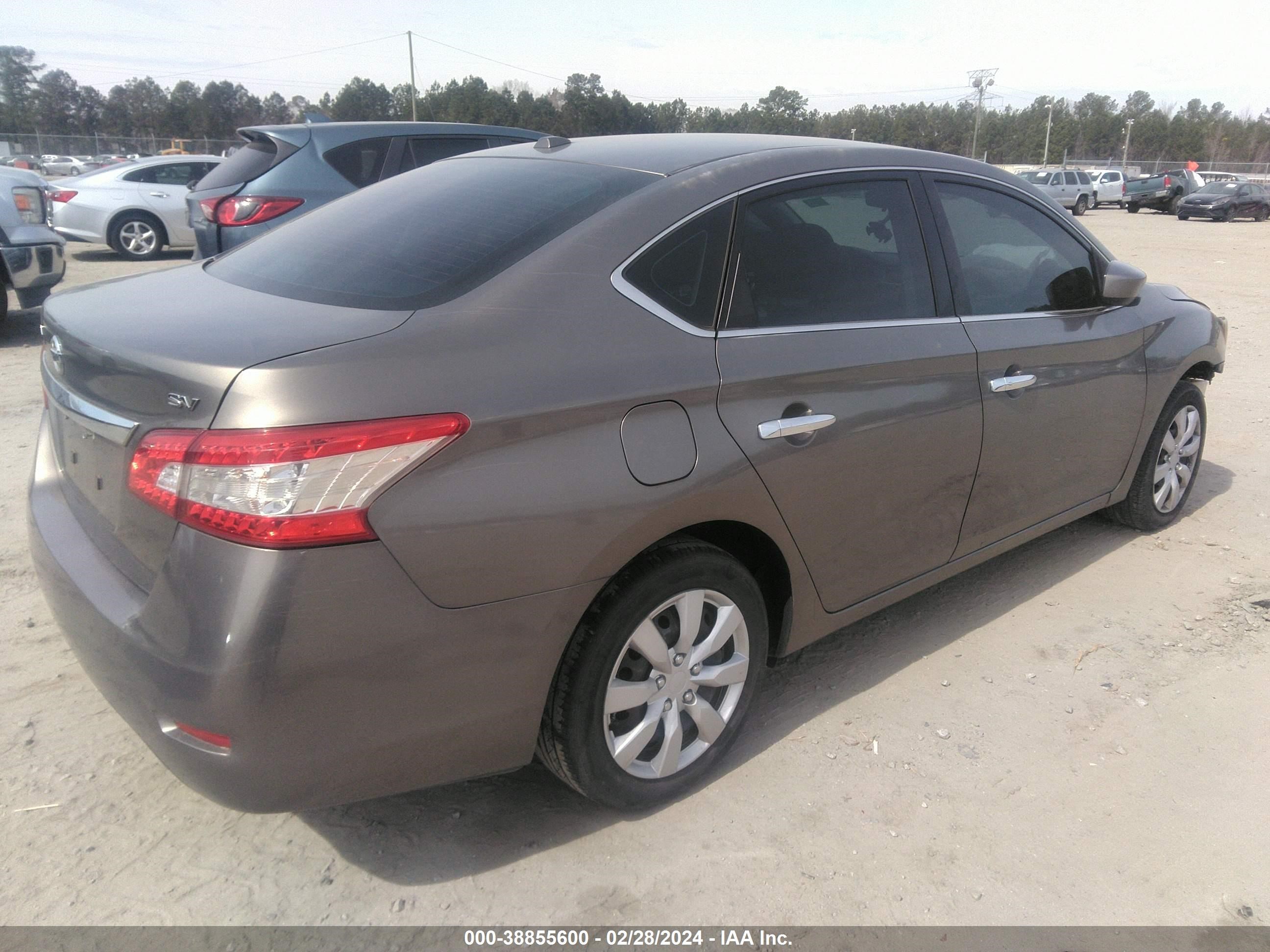 2015 Nissan Sentra Sv vin: 3N1AB7AP5FY236163