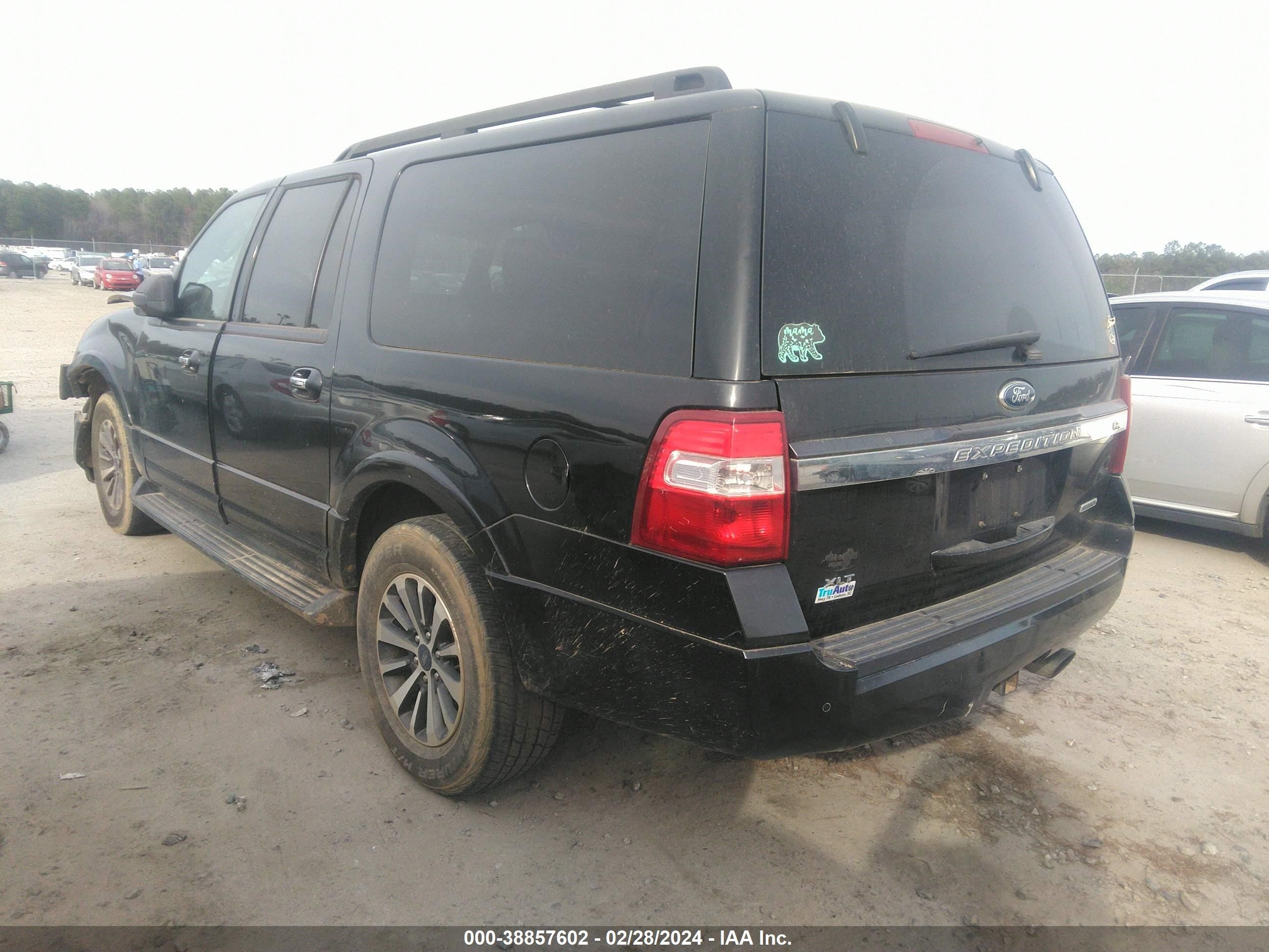 2015 Ford Expedition El Xlt vin: 1FMJK1JT9FEF38295