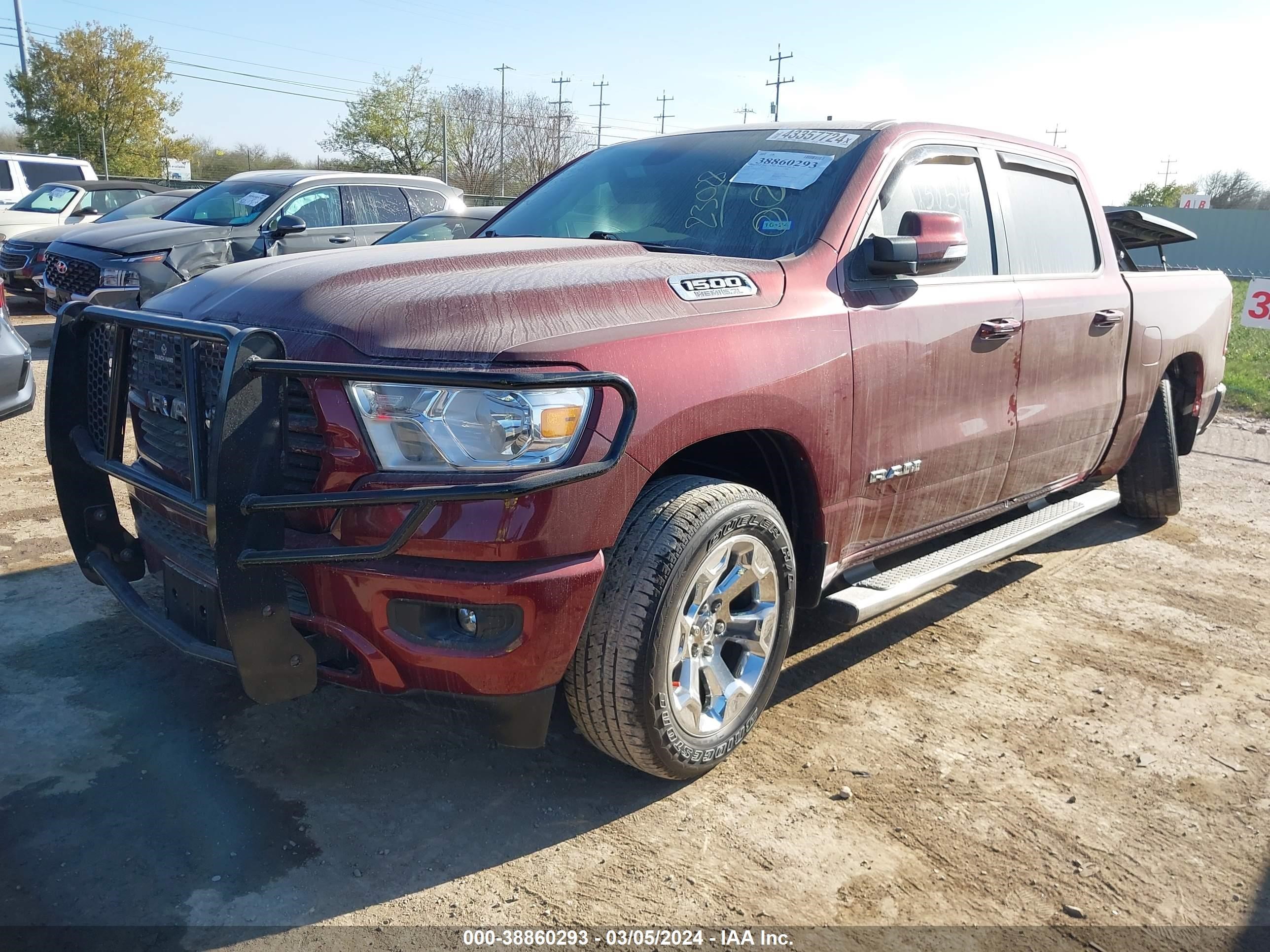 2020 Ram 1500 Lone Star 4X2 5'7 Box vin: 1C6RREFTXLN238514