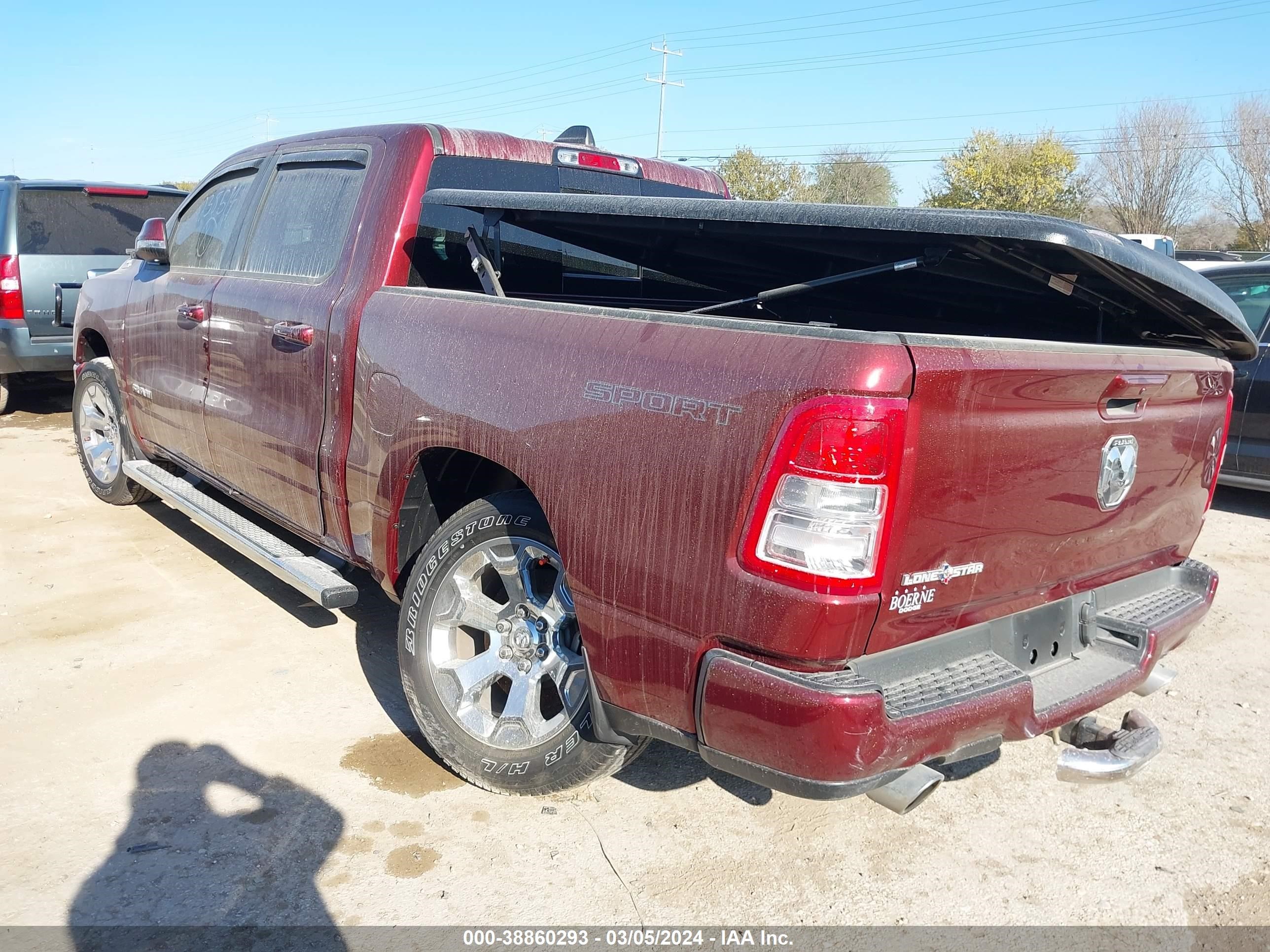 2020 Ram 1500 Lone Star 4X2 5'7 Box vin: 1C6RREFTXLN238514