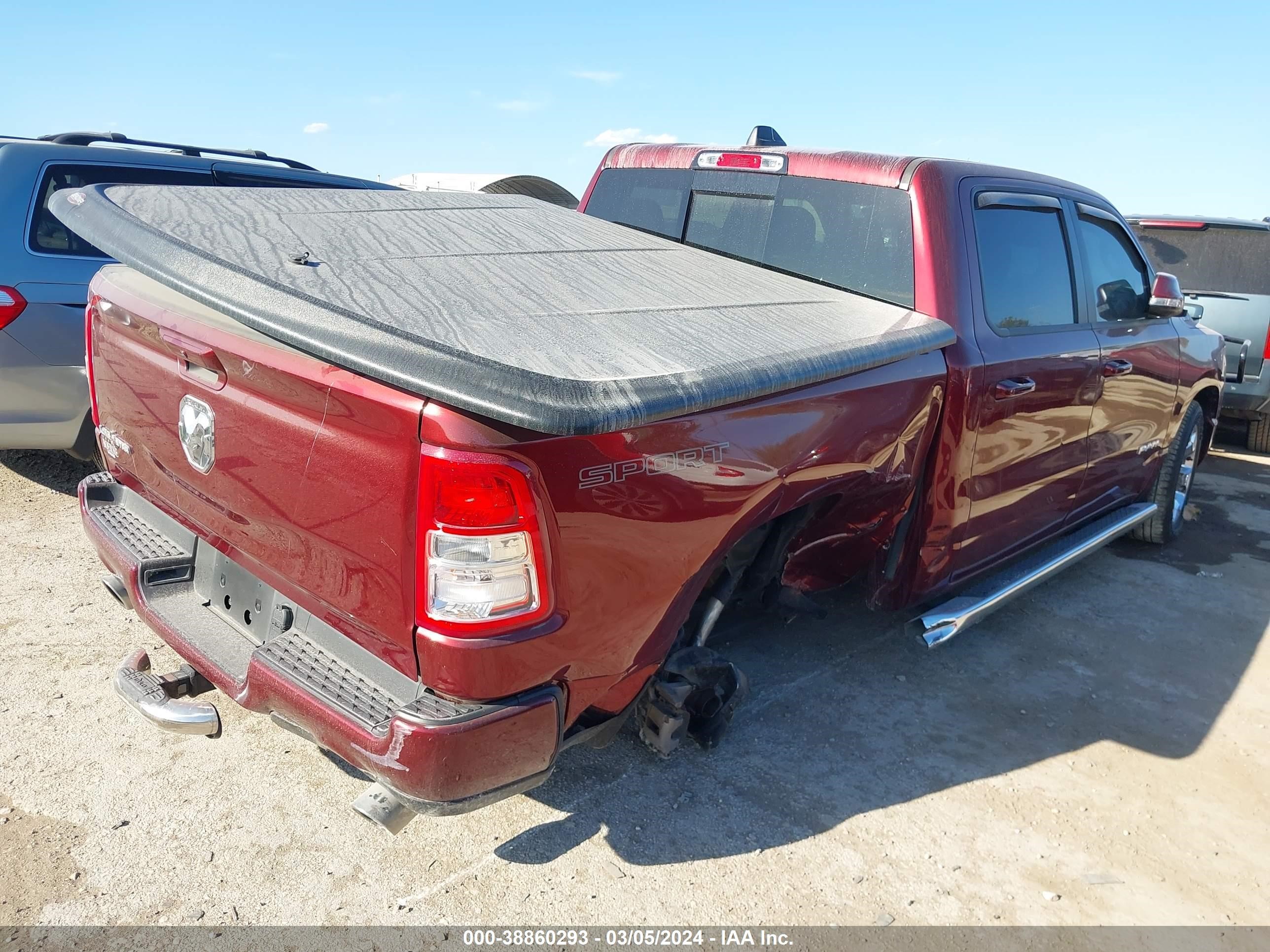 2020 Ram 1500 Lone Star 4X2 5'7 Box vin: 1C6RREFTXLN238514