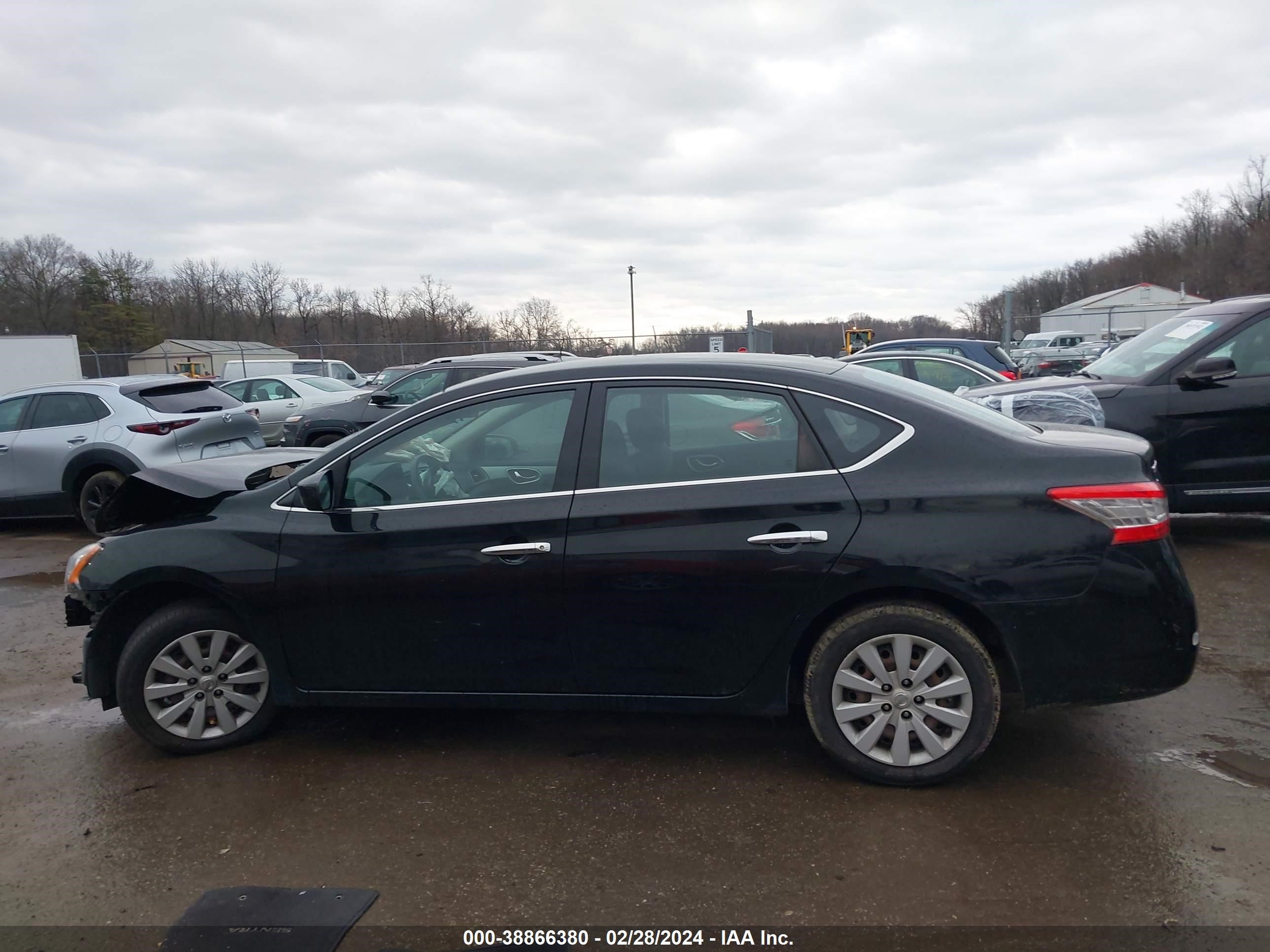 2014 Nissan Sentra S vin: 3N1AB7APXEY245326