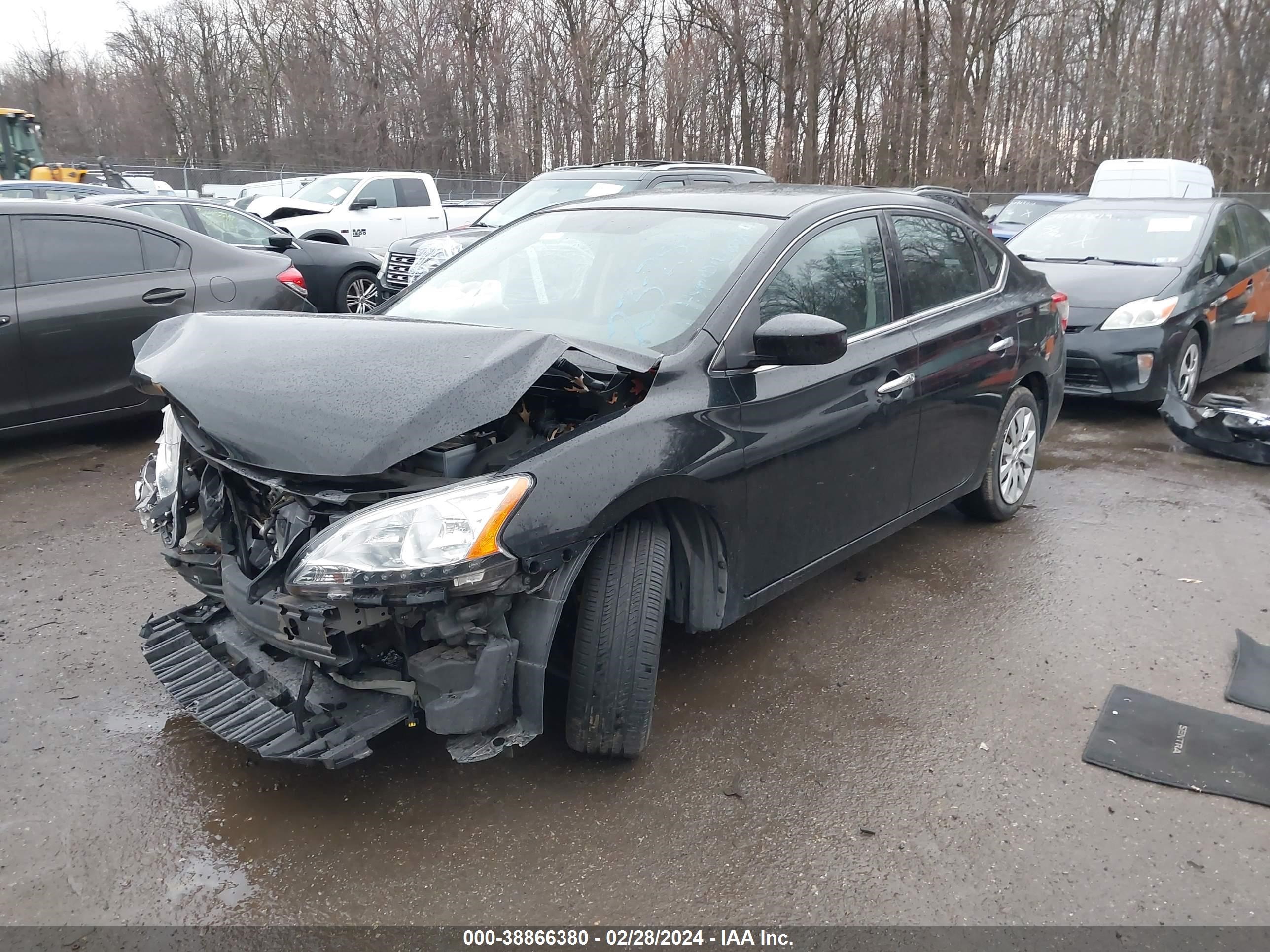 2014 Nissan Sentra S vin: 3N1AB7APXEY245326