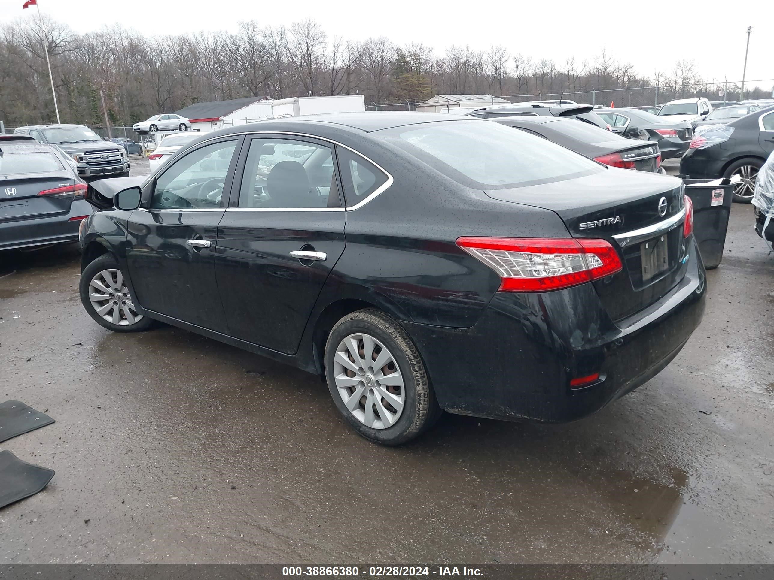 2014 Nissan Sentra S vin: 3N1AB7APXEY245326