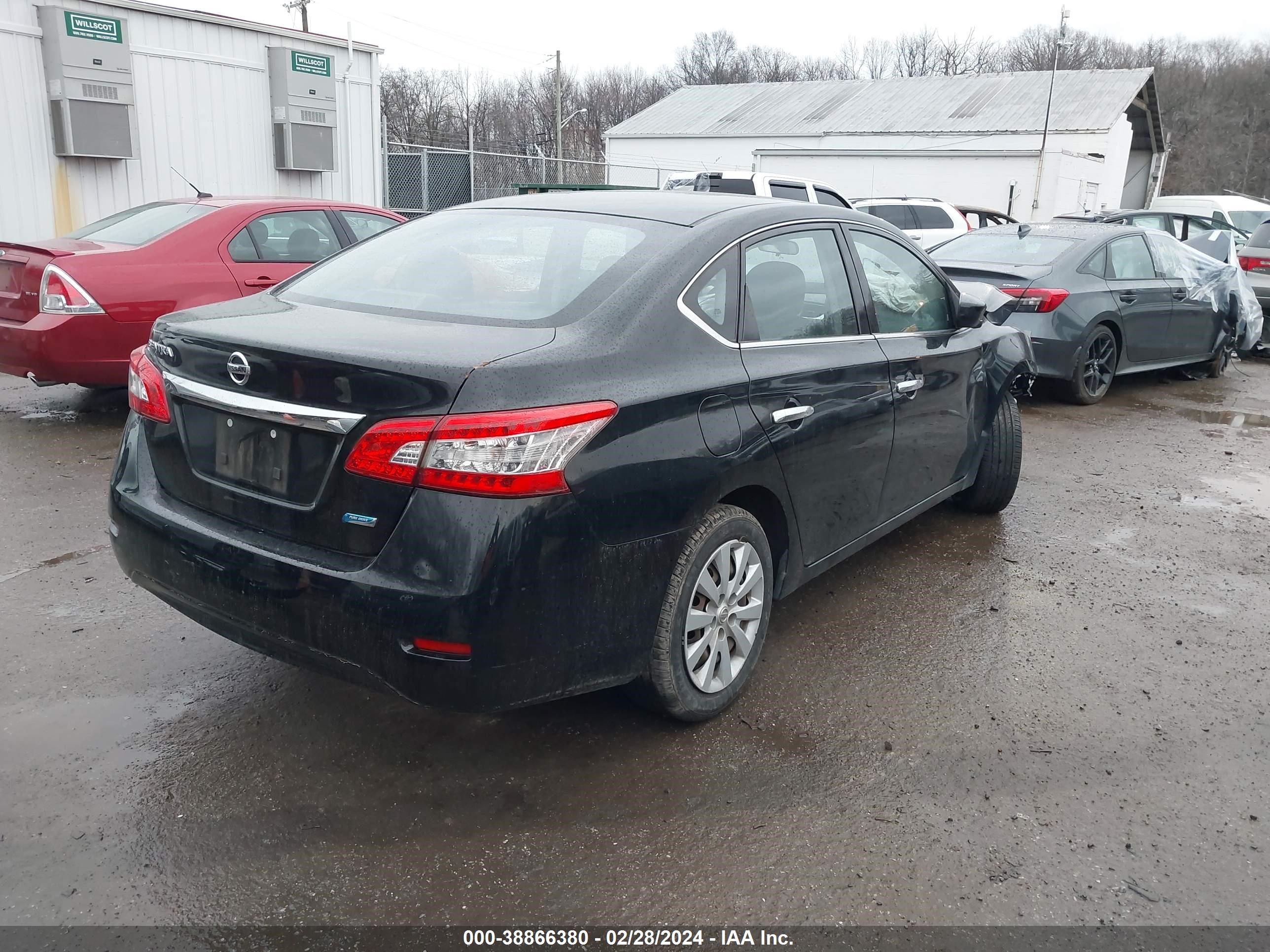 2014 Nissan Sentra S vin: 3N1AB7APXEY245326