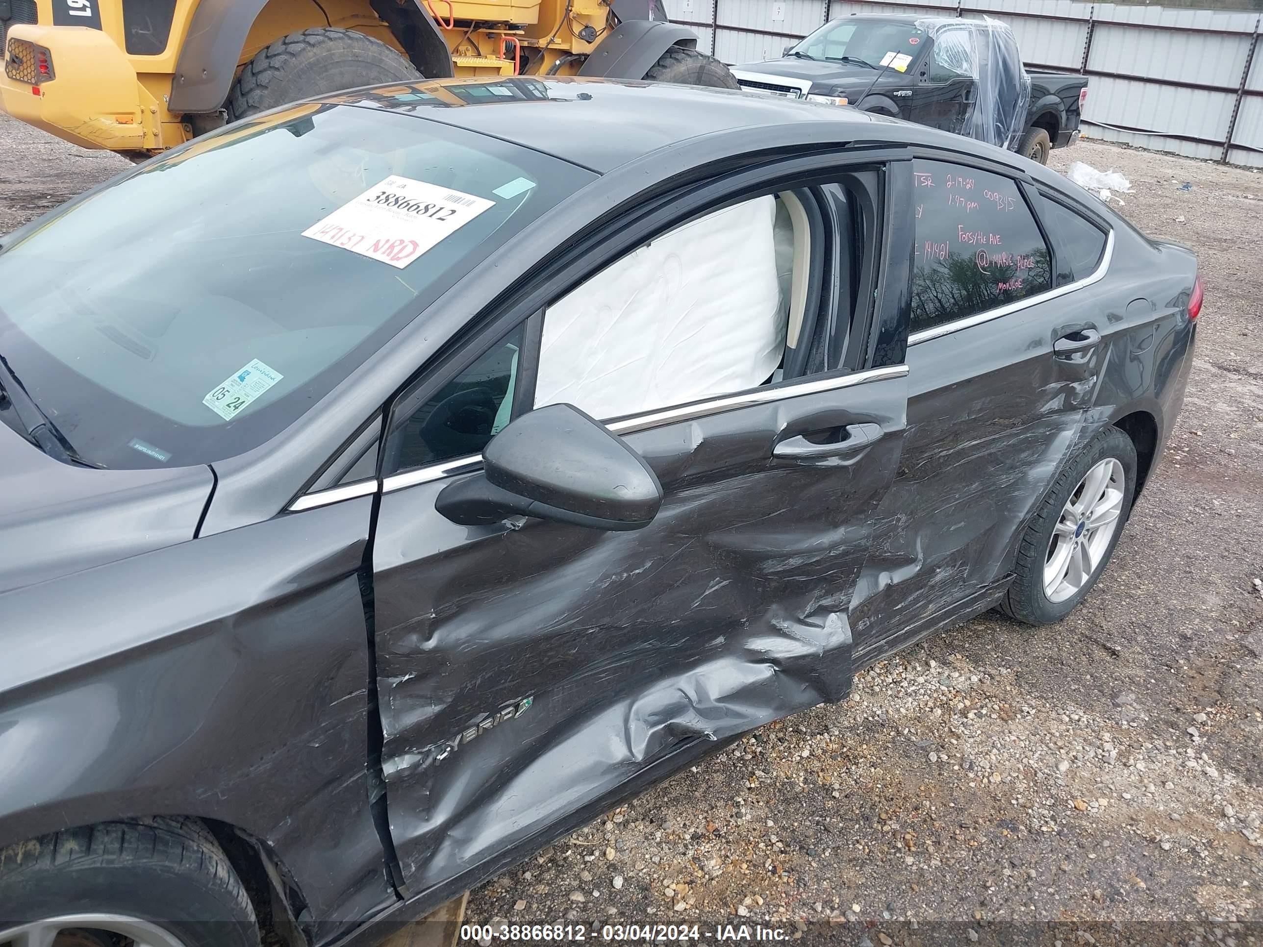 2018 Ford Fusion Hybrid Se vin: 3FA6P0LU9JR141421