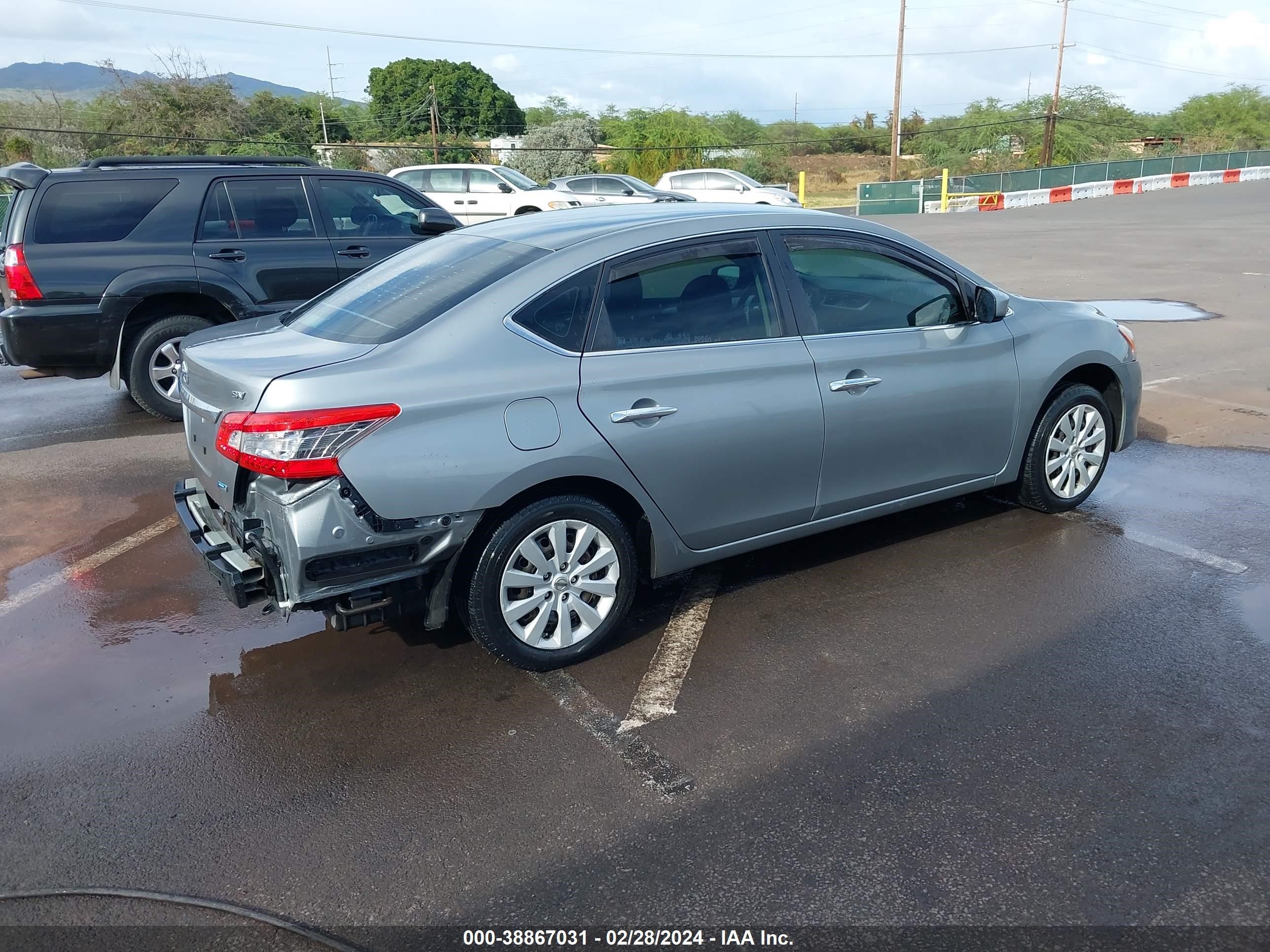 2013 Nissan Sentra Sv vin: 3N1AB7AP3DL694388