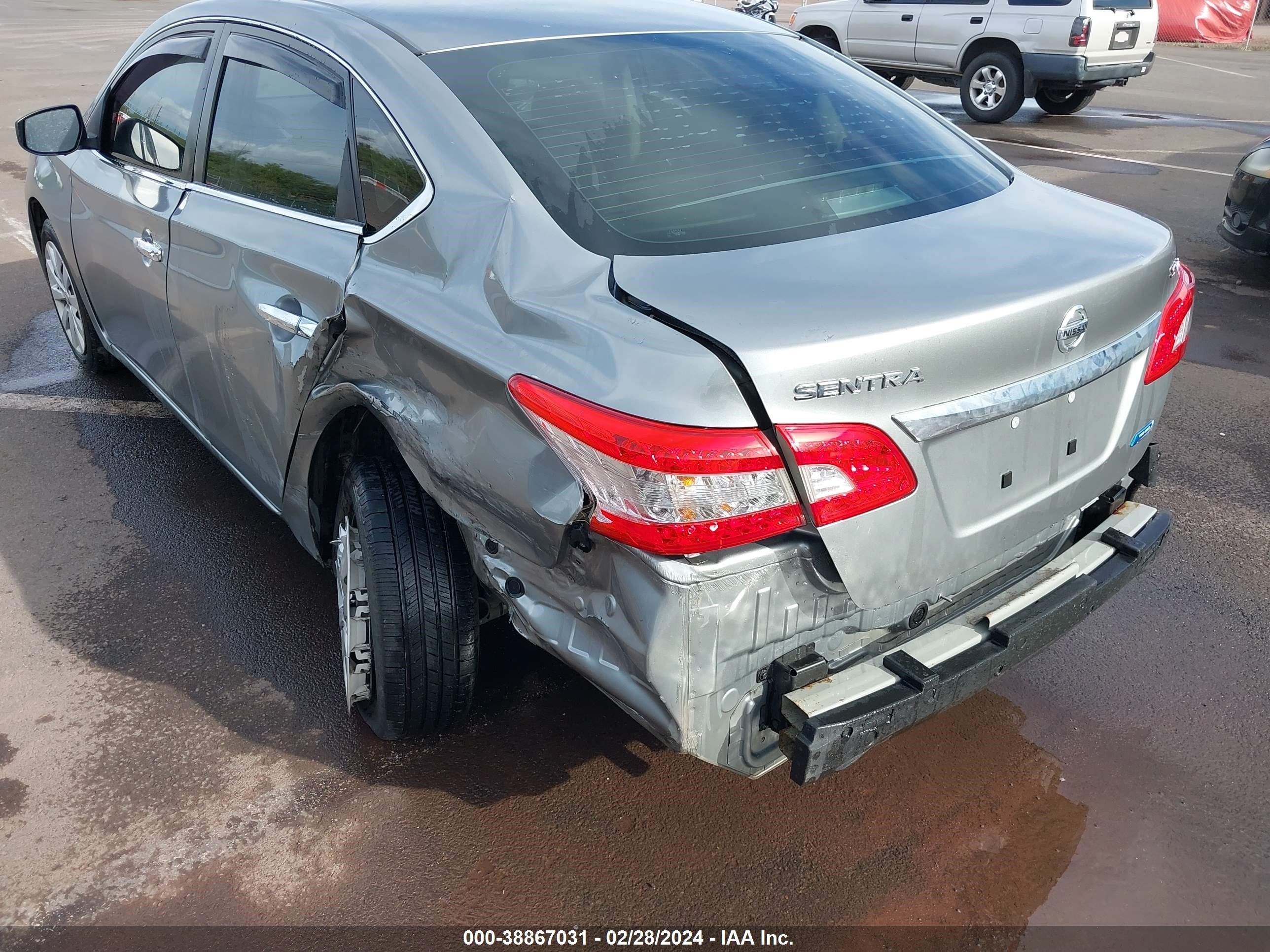 2013 Nissan Sentra Sv vin: 3N1AB7AP3DL694388