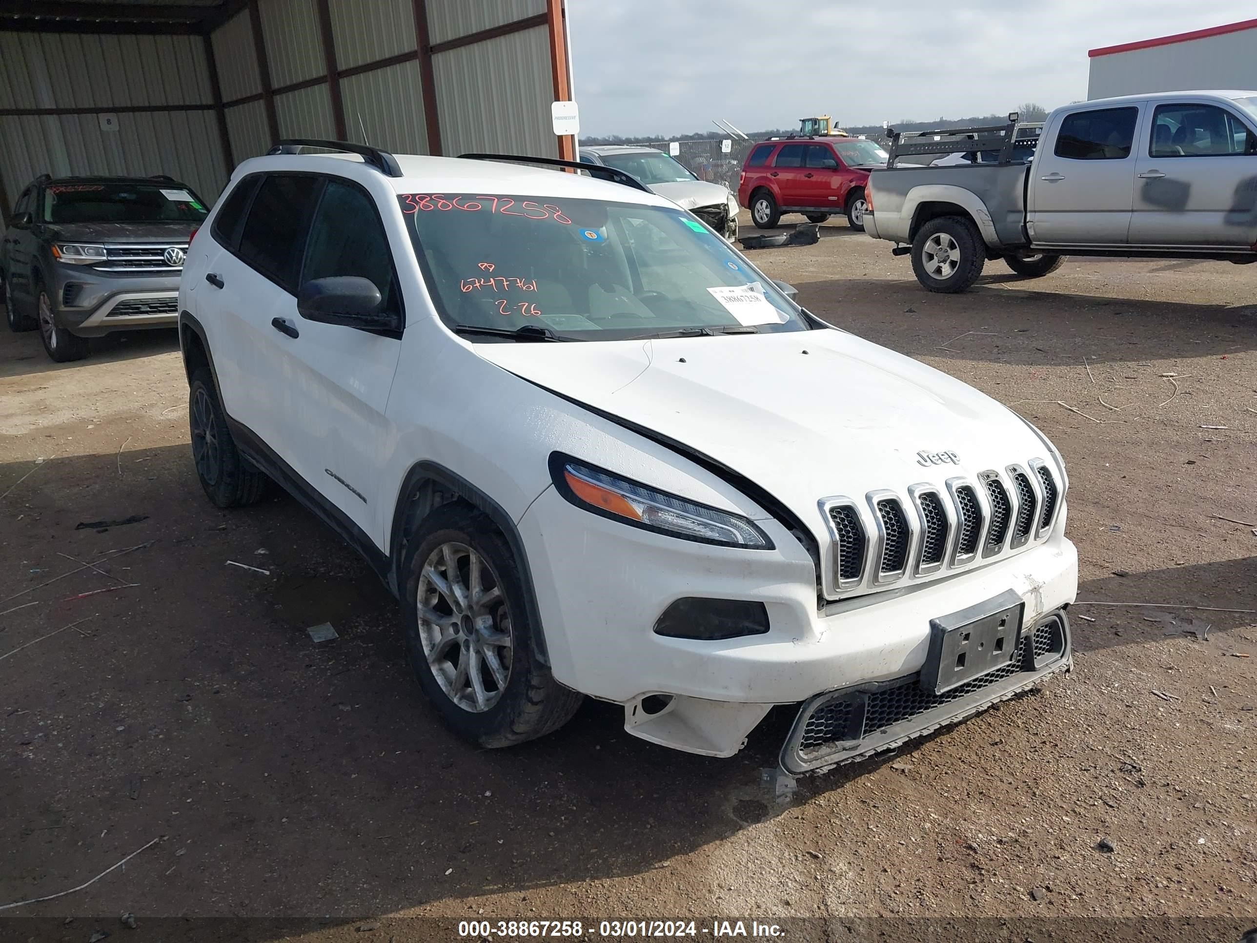 2017 Jeep Cherokee Sport Fwd vin: 1C4PJLAB3HW540299