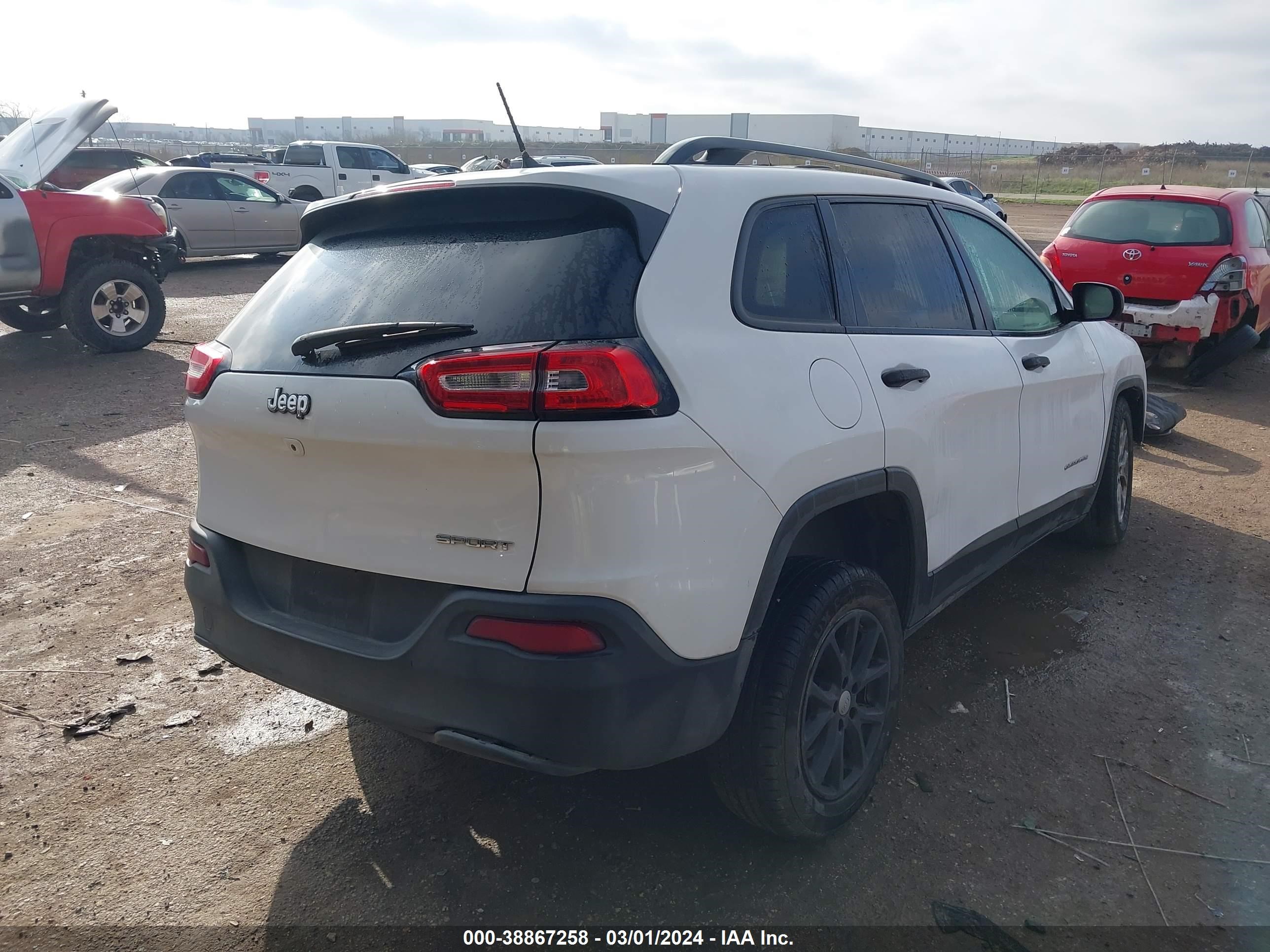 2017 Jeep Cherokee Sport Fwd vin: 1C4PJLAB3HW540299