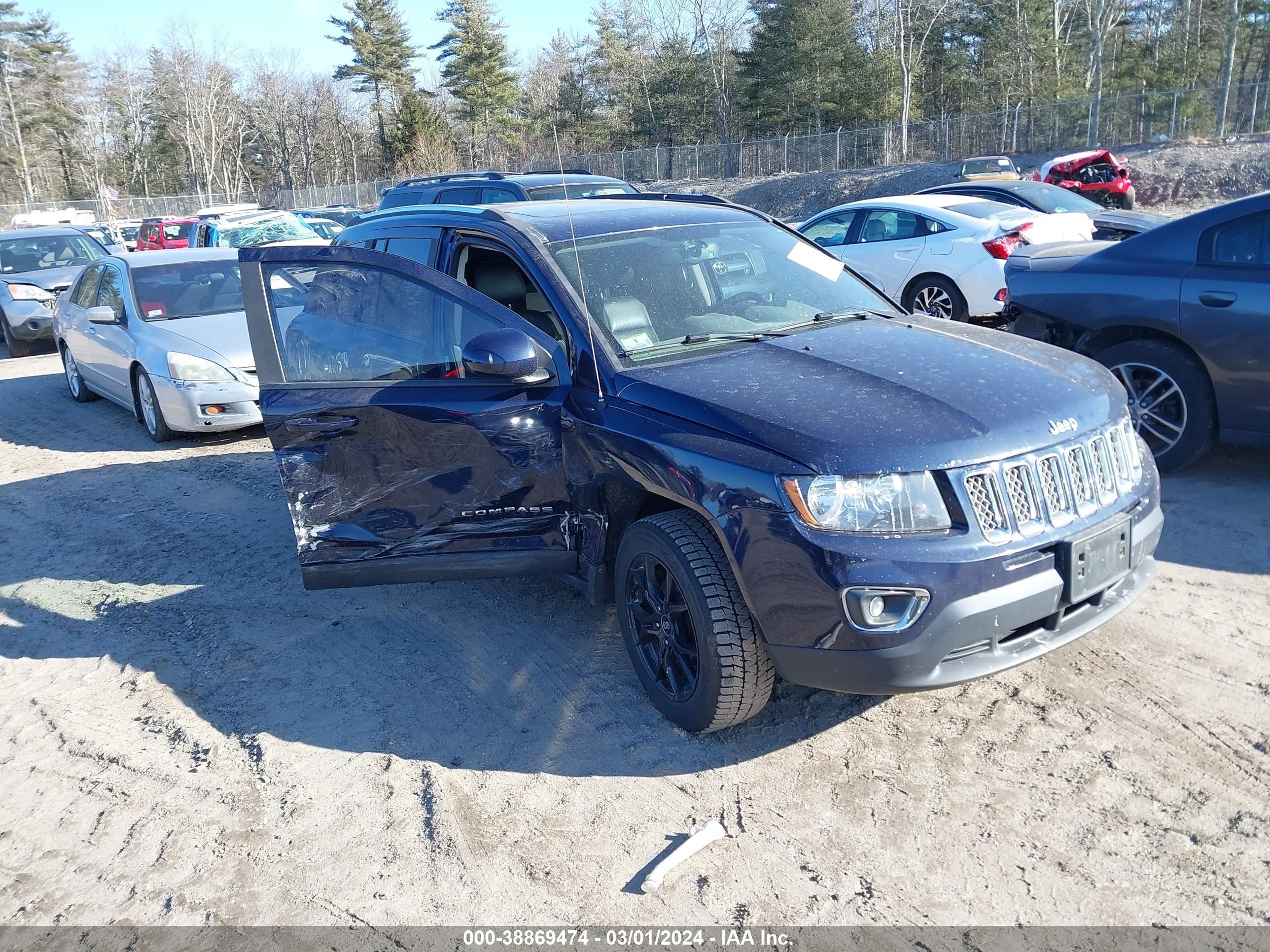 2016 Jeep Compass High Altitude Edition vin: 1C4NJDEB5GD746872