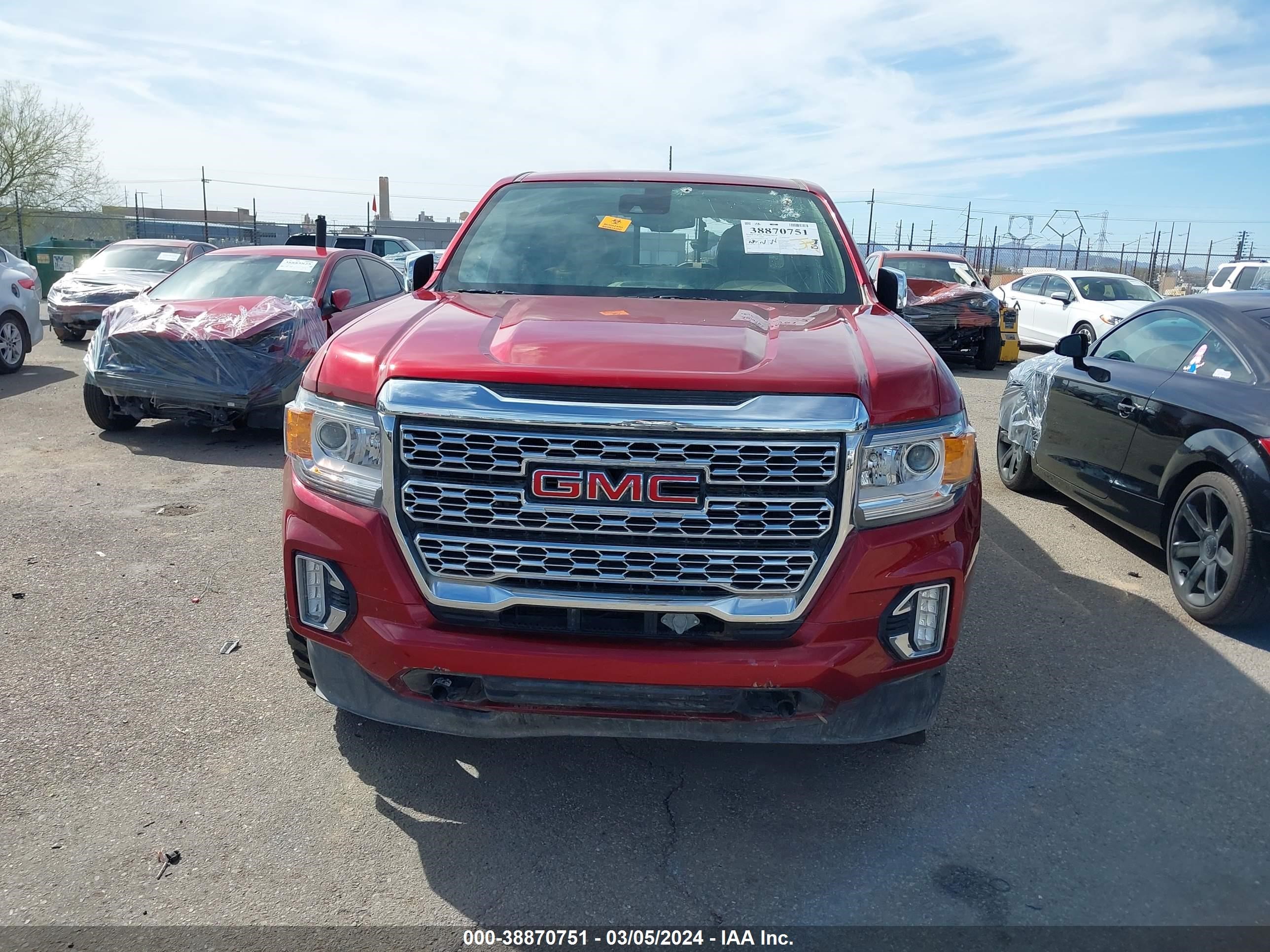 2021 GMC Canyon 4Wd Short Box Denali vin: 1GTG6EEN4M1271108