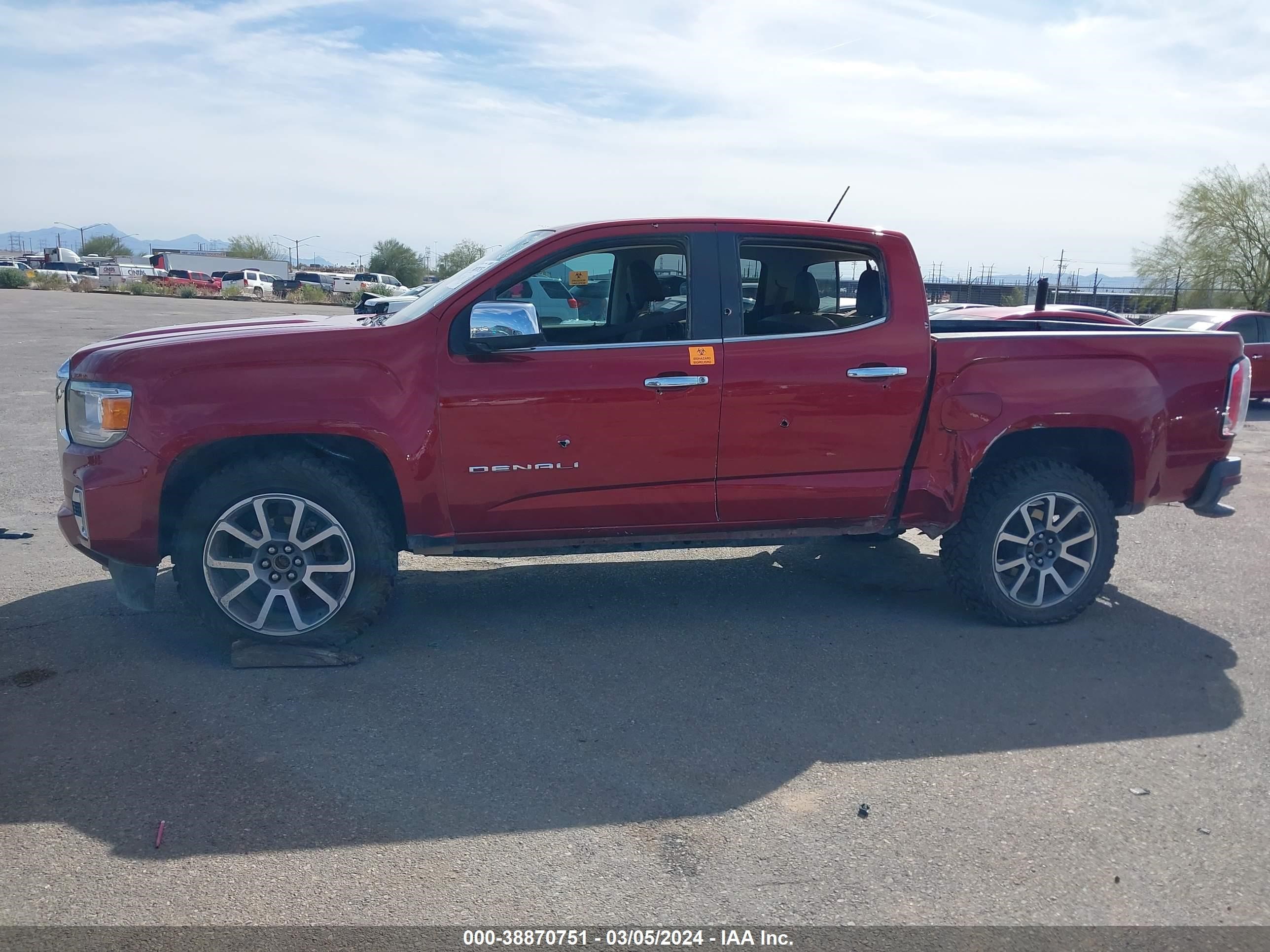 2021 GMC Canyon 4Wd Short Box Denali vin: 1GTG6EEN4M1271108