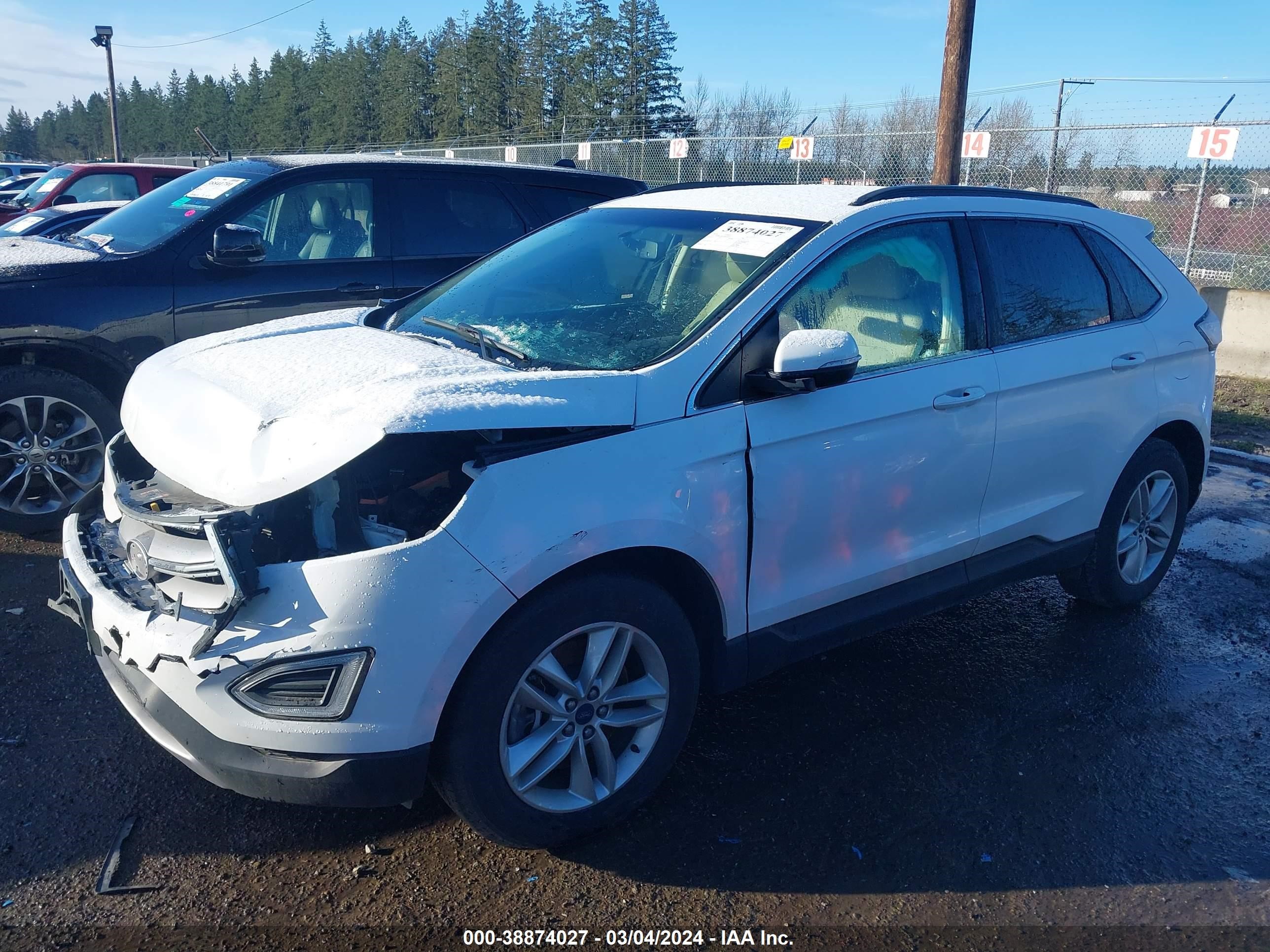 2018 Ford Edge Sel vin: 2FMPK4J8XJBB13695