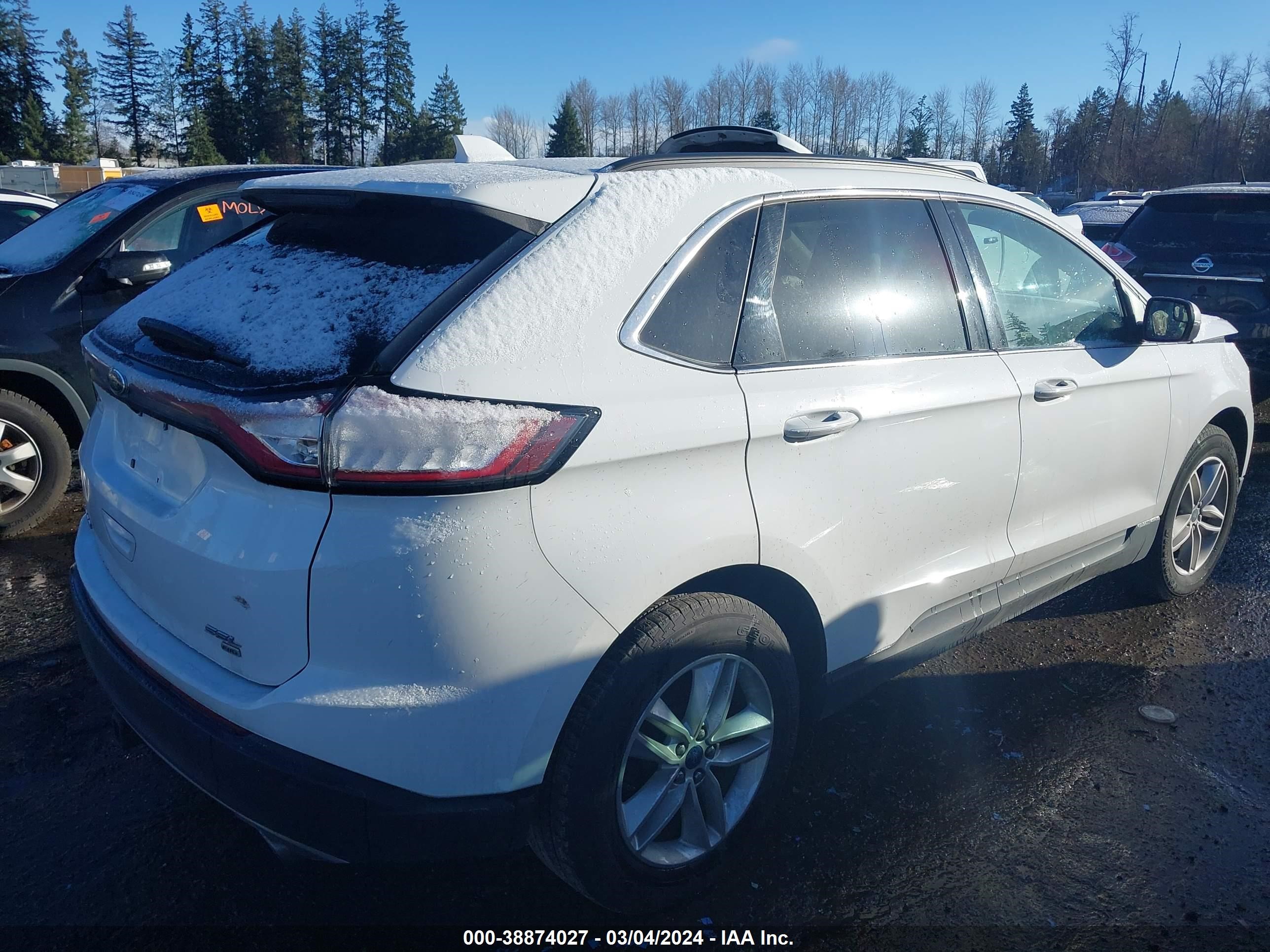 2018 Ford Edge Sel vin: 2FMPK4J8XJBB13695