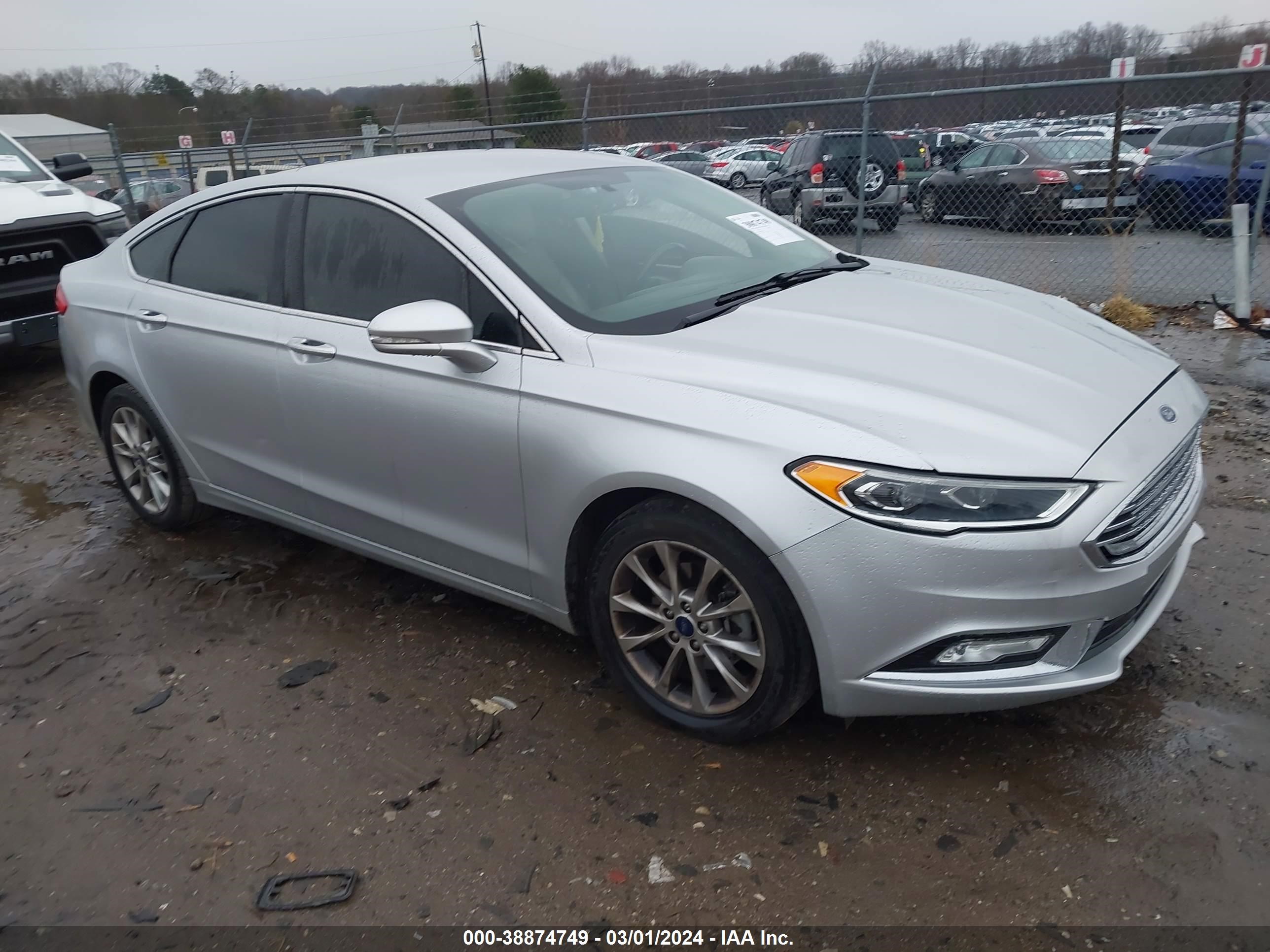 2017 Ford Fusion Se vin: 3FA6P0HD0HR359282