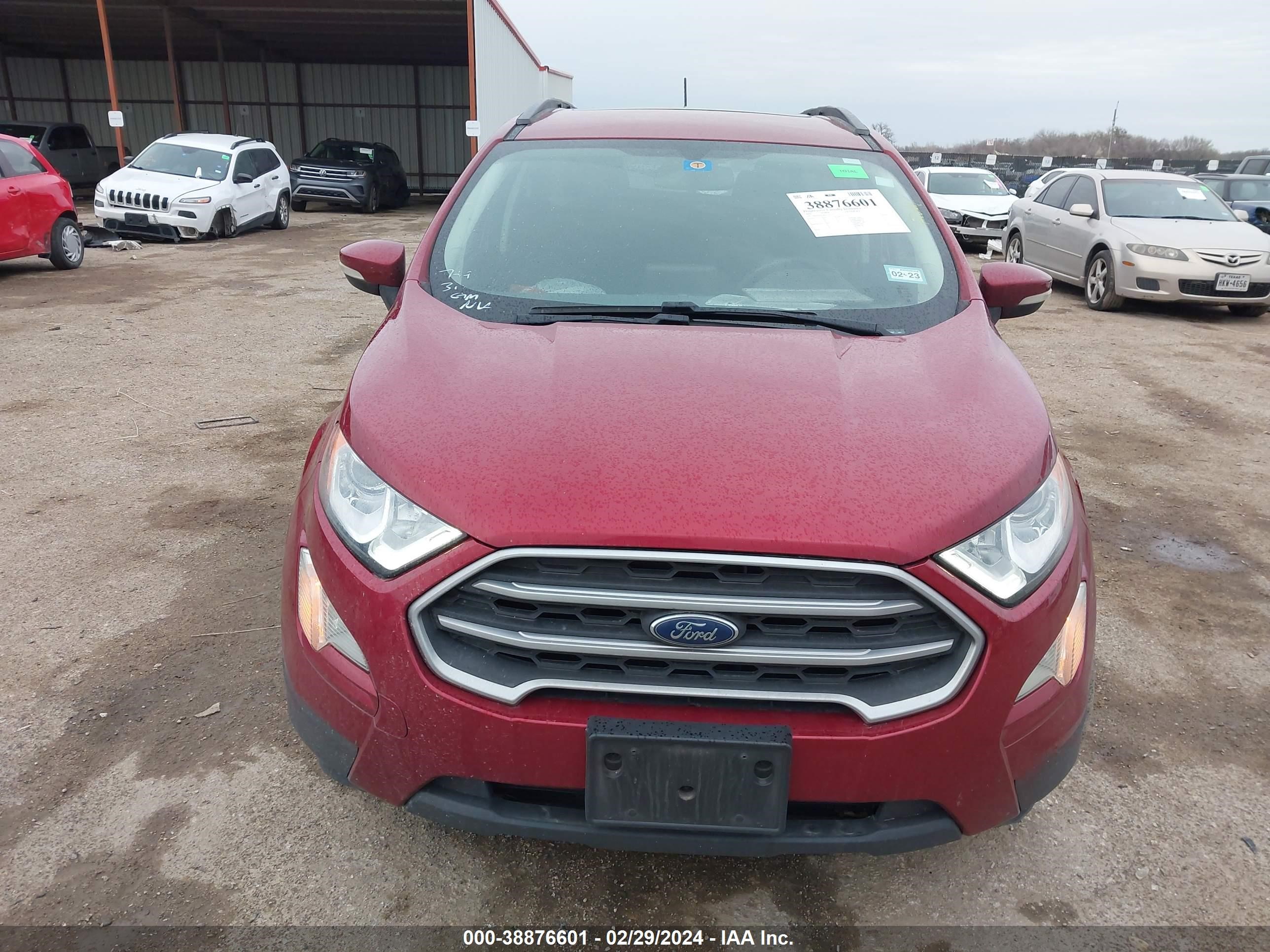 2020 Ford Ecosport Se vin: MAJ3S2GE9LC375527