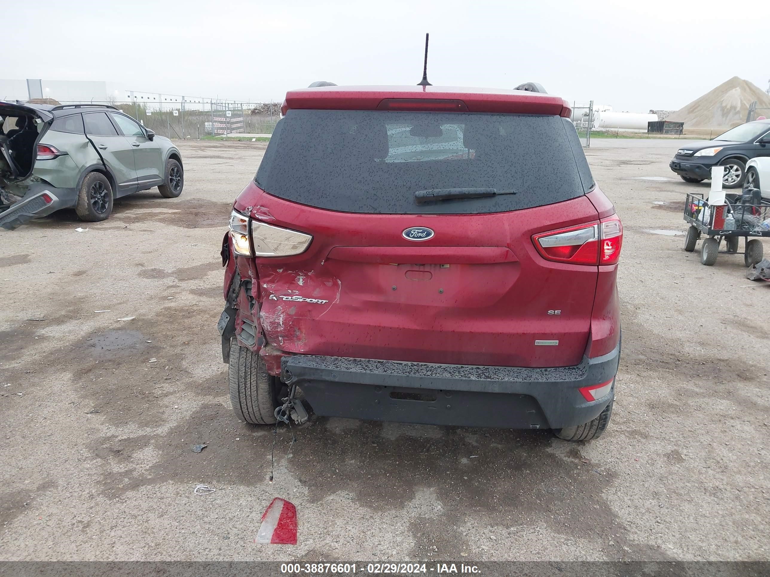 2020 Ford Ecosport Se vin: MAJ3S2GE9LC375527