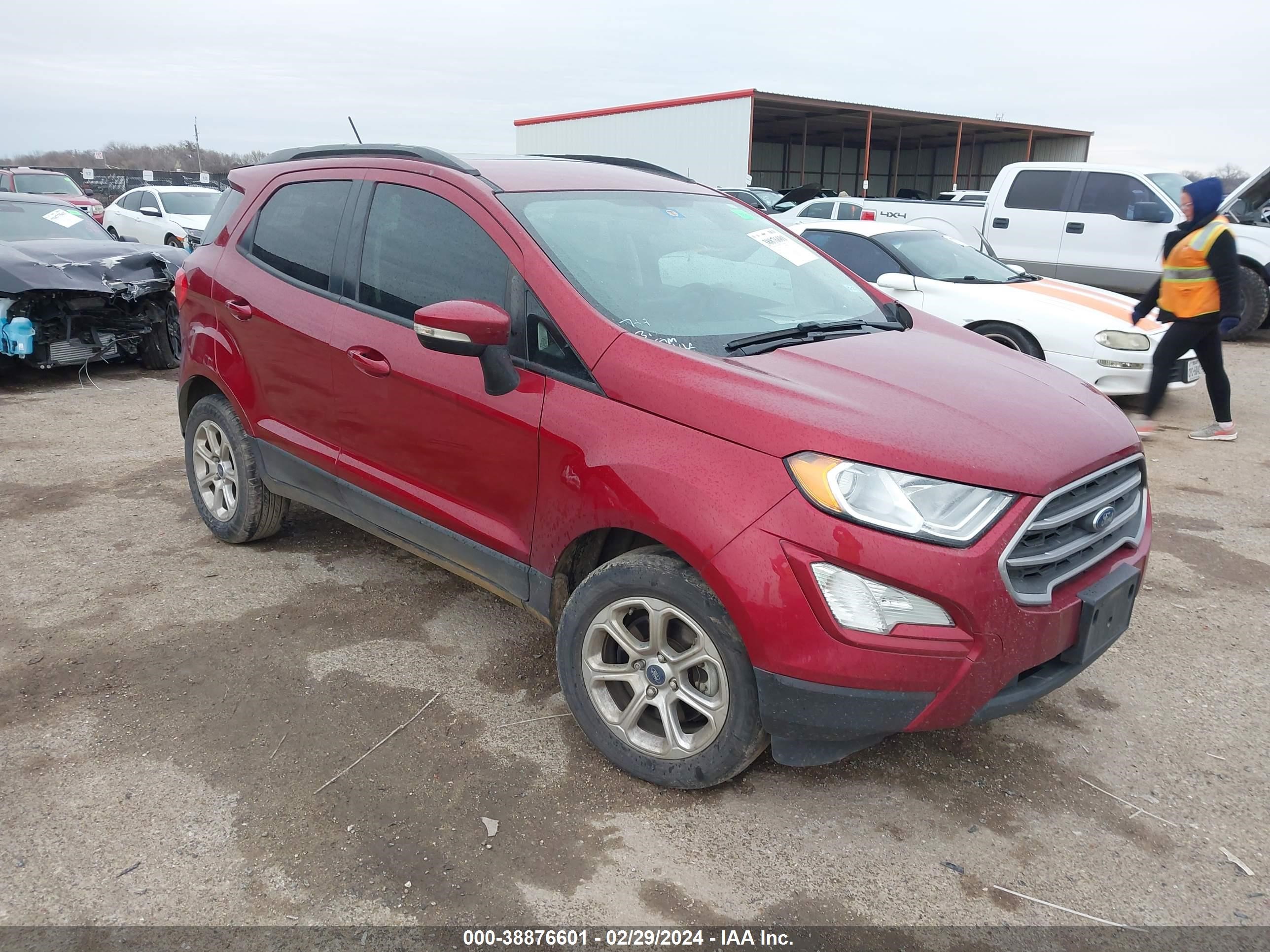 2020 Ford Ecosport Se vin: MAJ3S2GE9LC375527