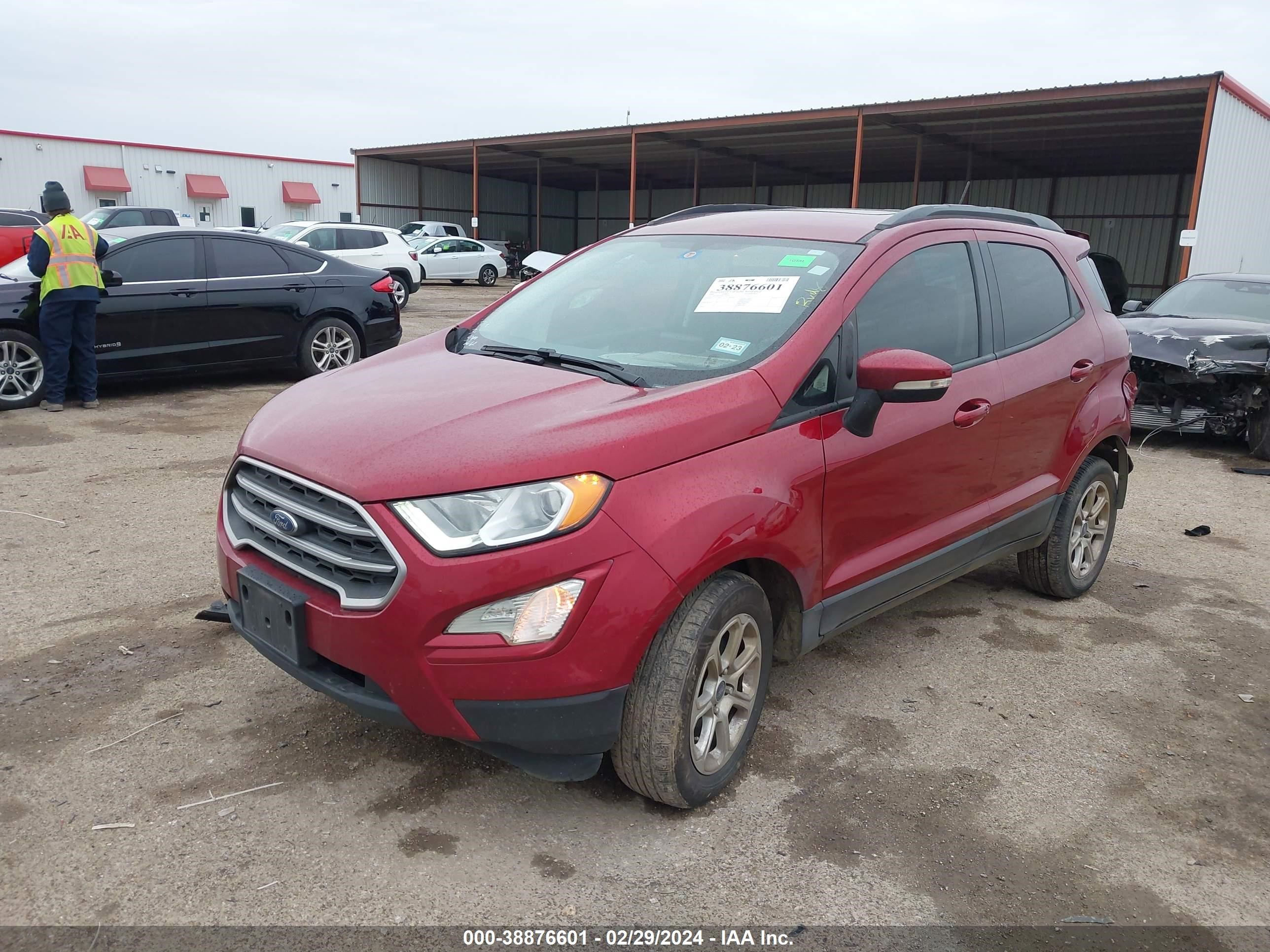 2020 Ford Ecosport Se vin: MAJ3S2GE9LC375527