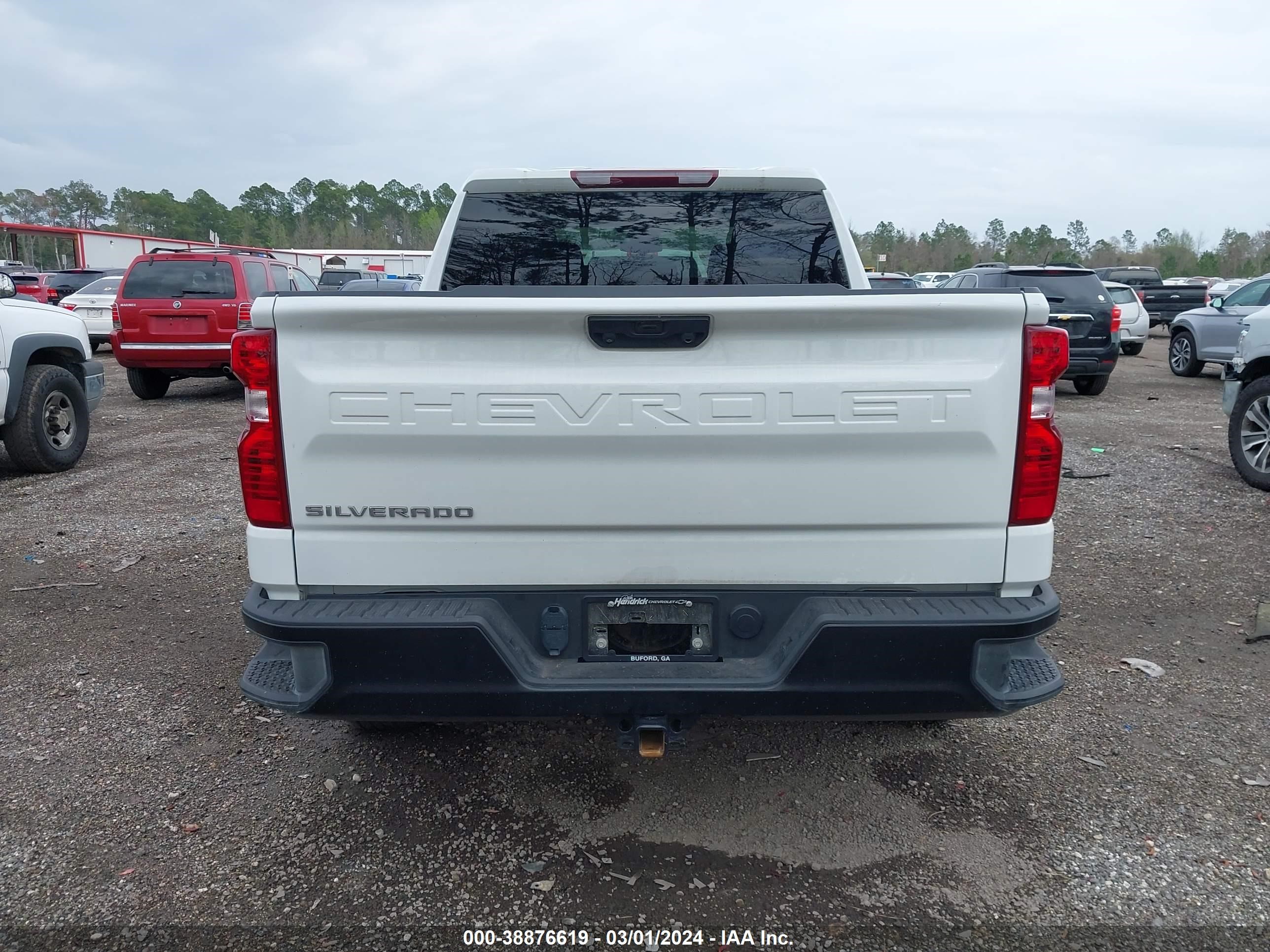 2022 Chevrolet Silverado 1500 4Wd Short Bed Wt vin: 1GCUDAED6NZ531651