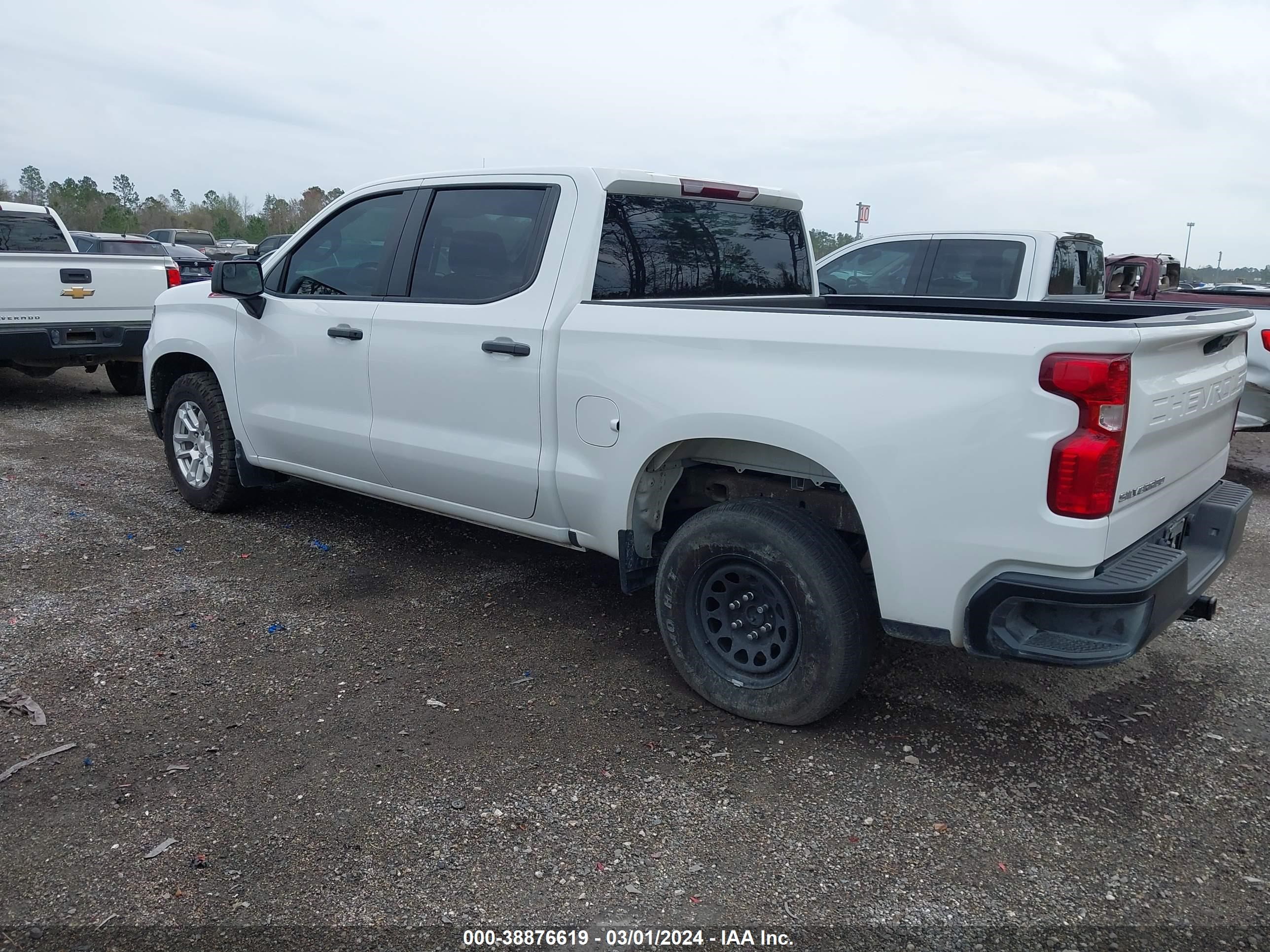 2022 Chevrolet Silverado 1500 4Wd Short Bed Wt vin: 1GCUDAED6NZ531651