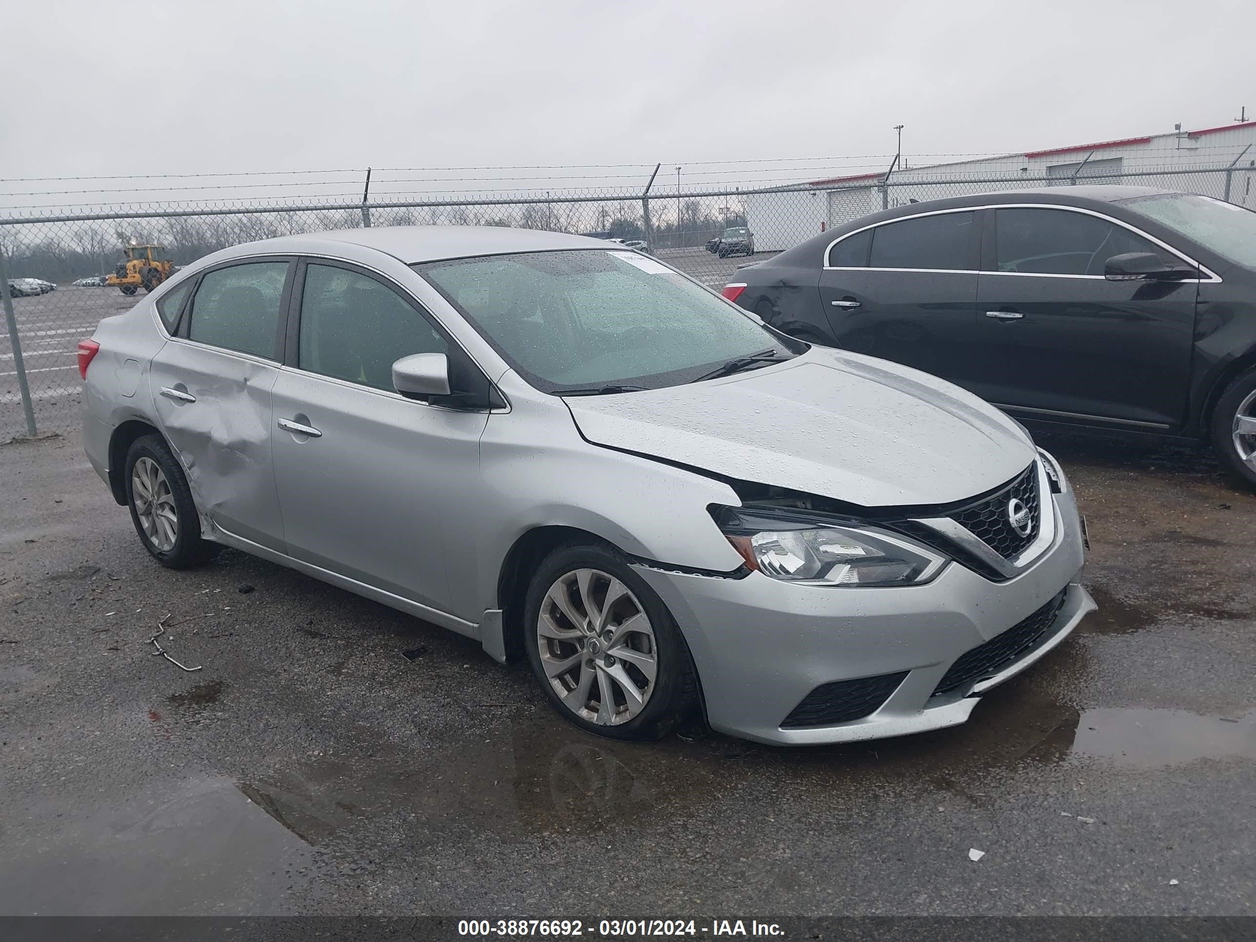 2018 Nissan Sentra Sv vin: 3N1AB7APXJY229699