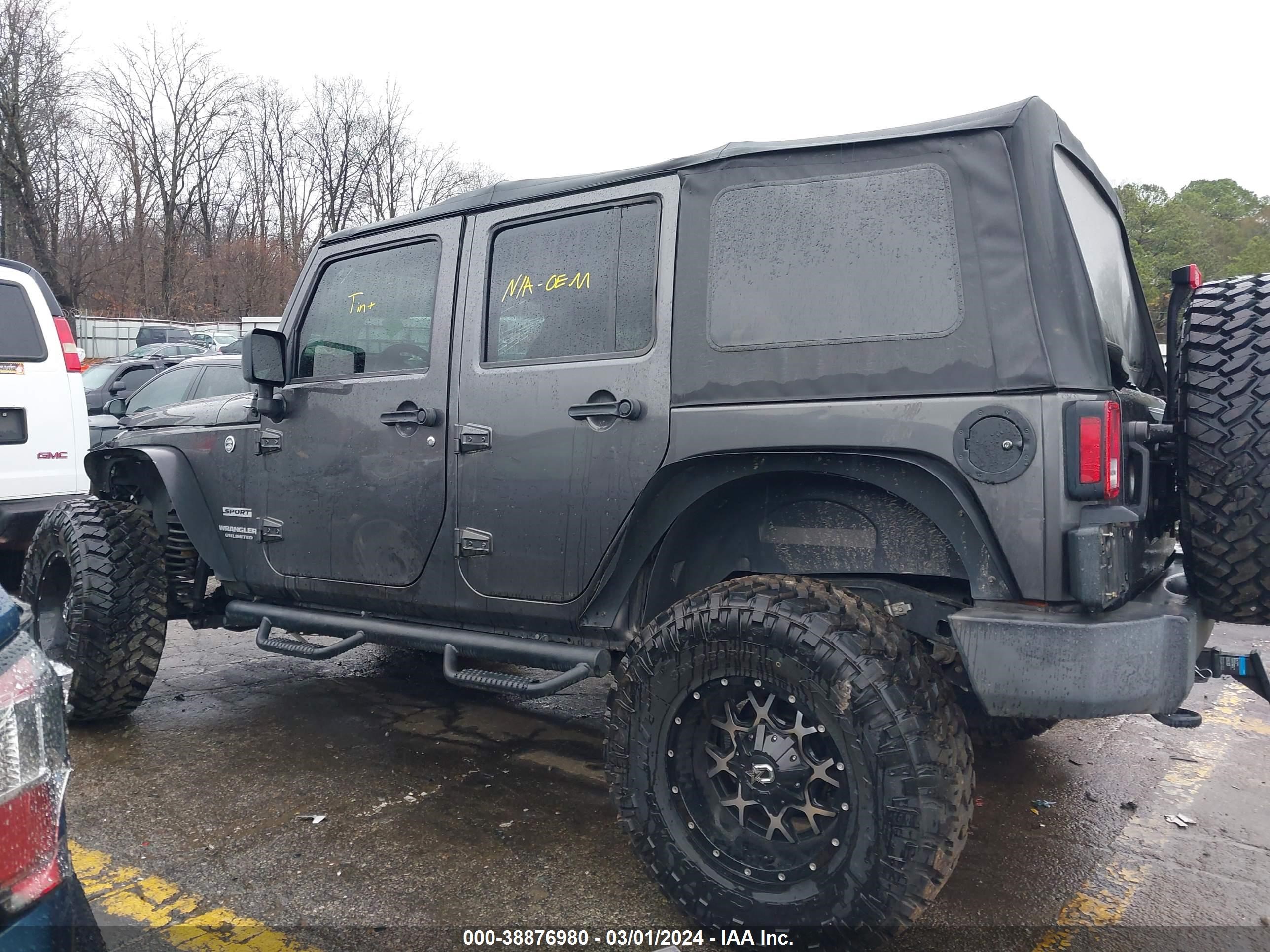 2017 Jeep Wrangler Unlimited Sport 4X4 vin: 1C4BJWDG6HL509617